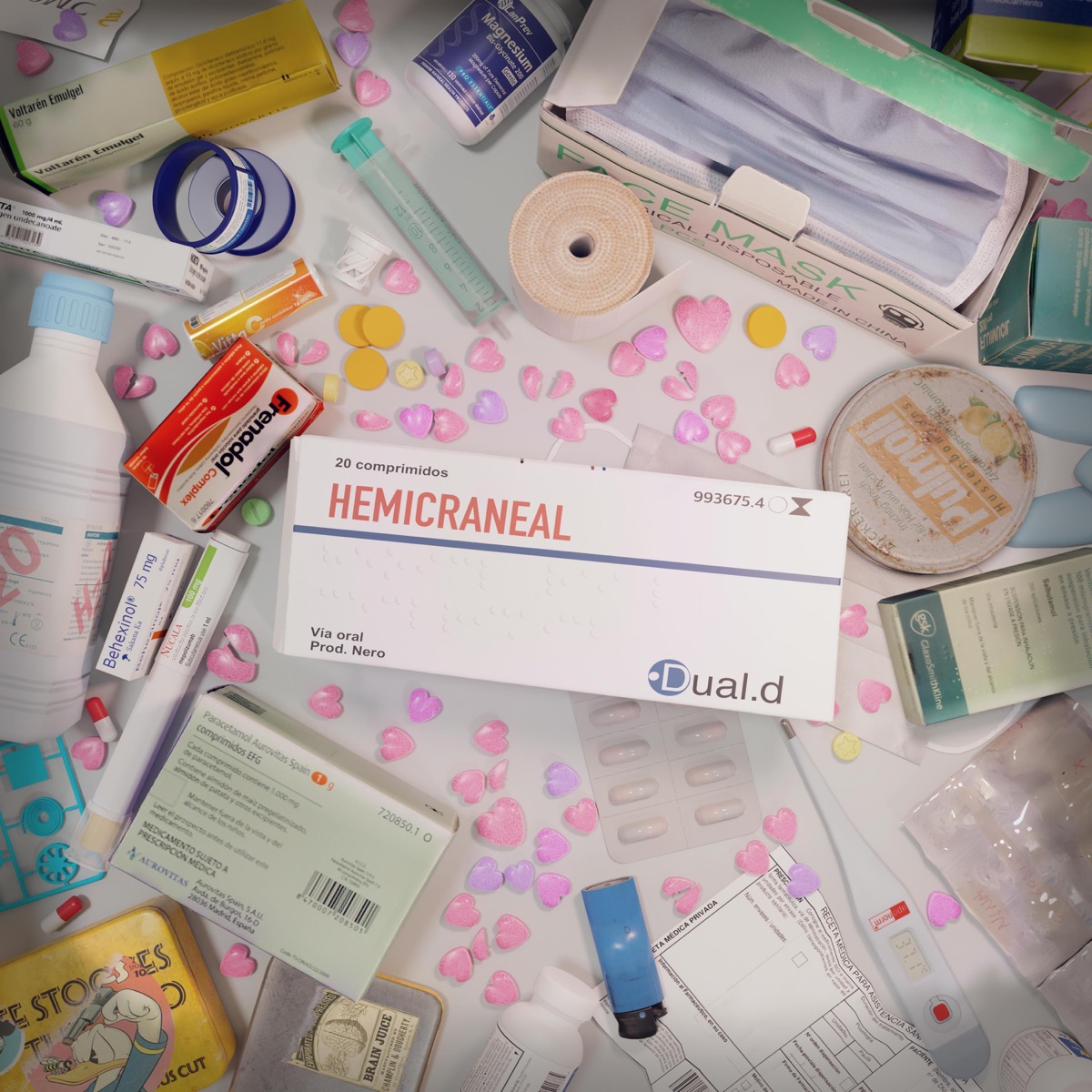 Hemicraneal - Single by Dual.Xirzz album cover