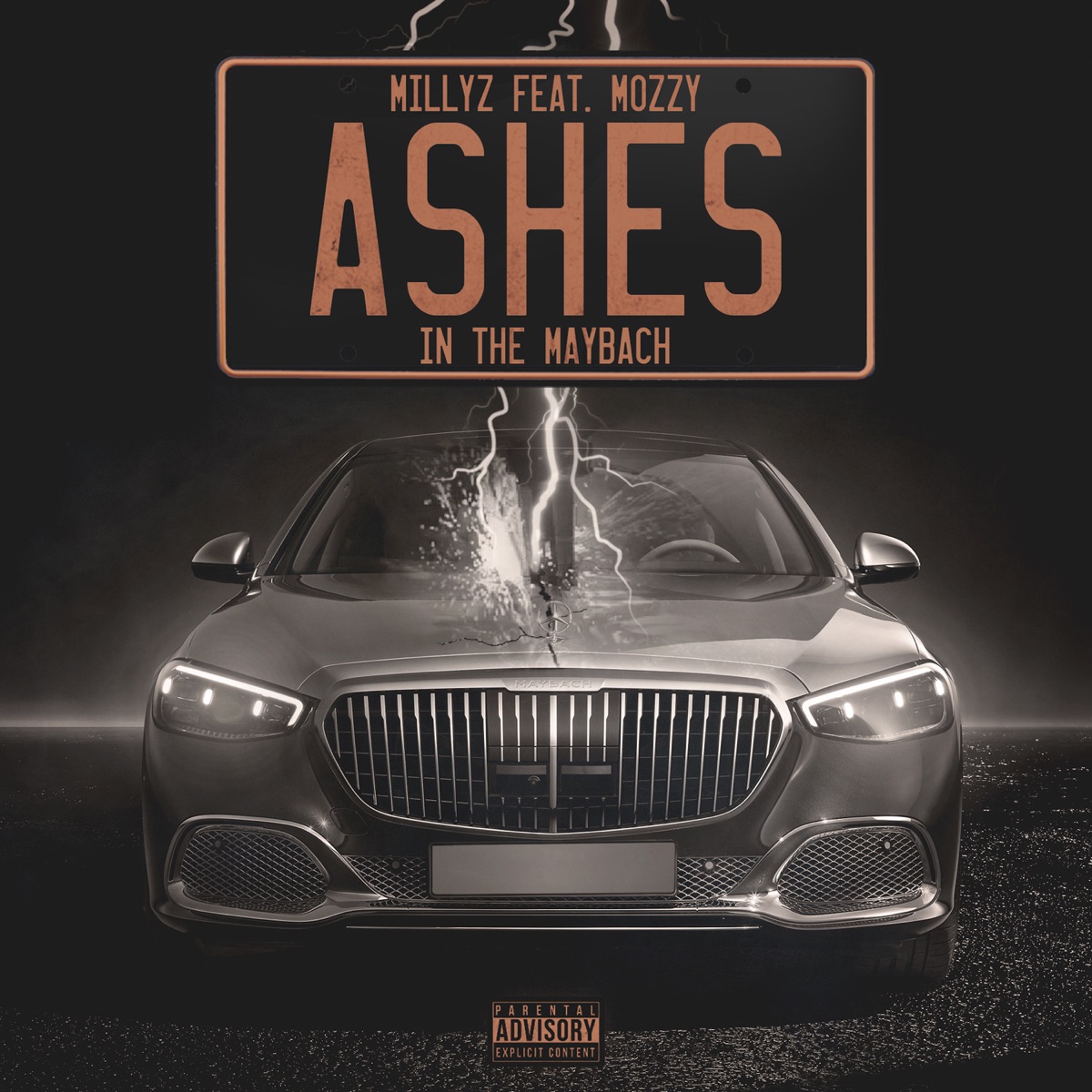 Ashes in the Maybach (feat. Mozzy) - Single by Millyz album cover artwork