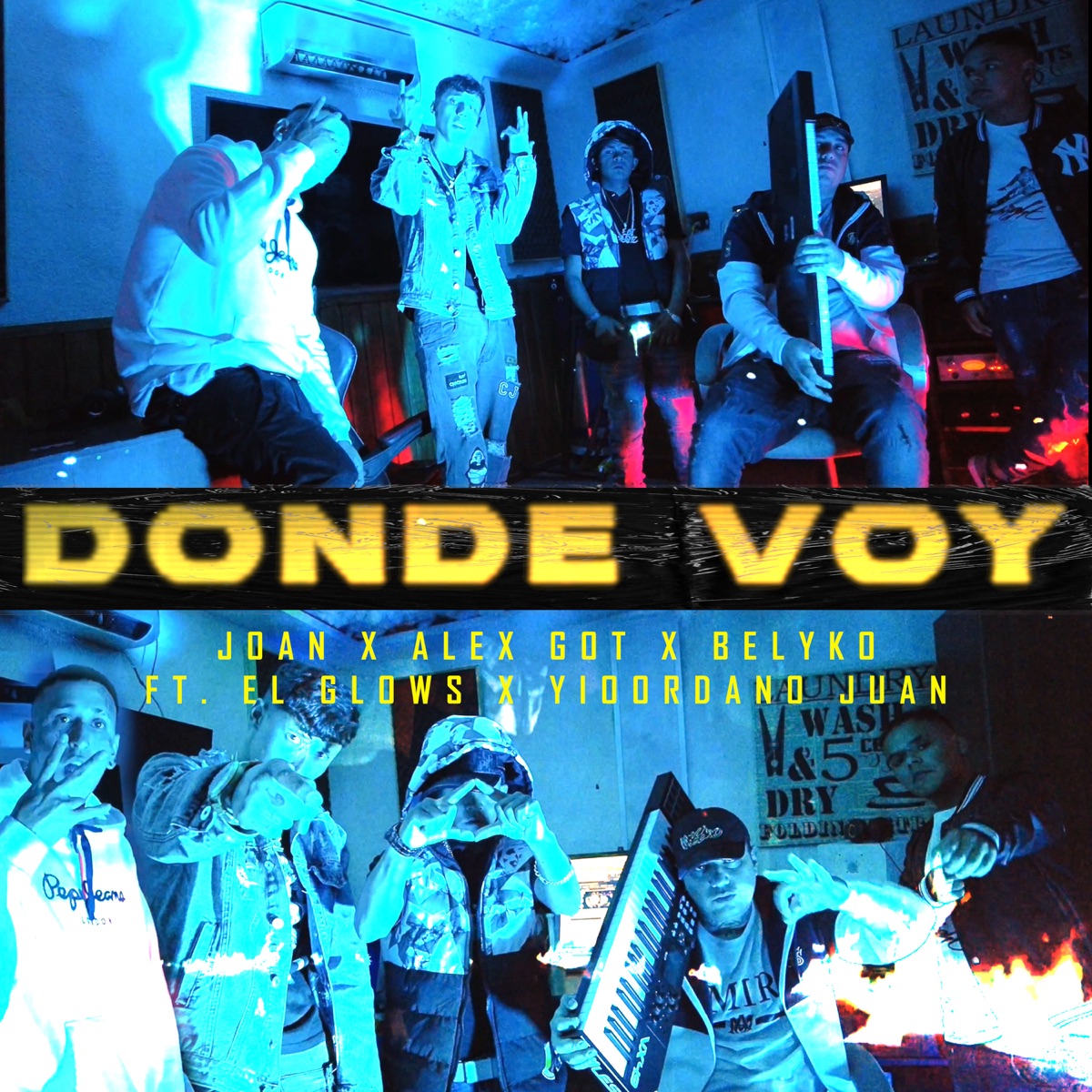 Donde Voy (feat. El Glows & Yioordano Juan) - Single by Joan, Alex Got & Belyko album cover