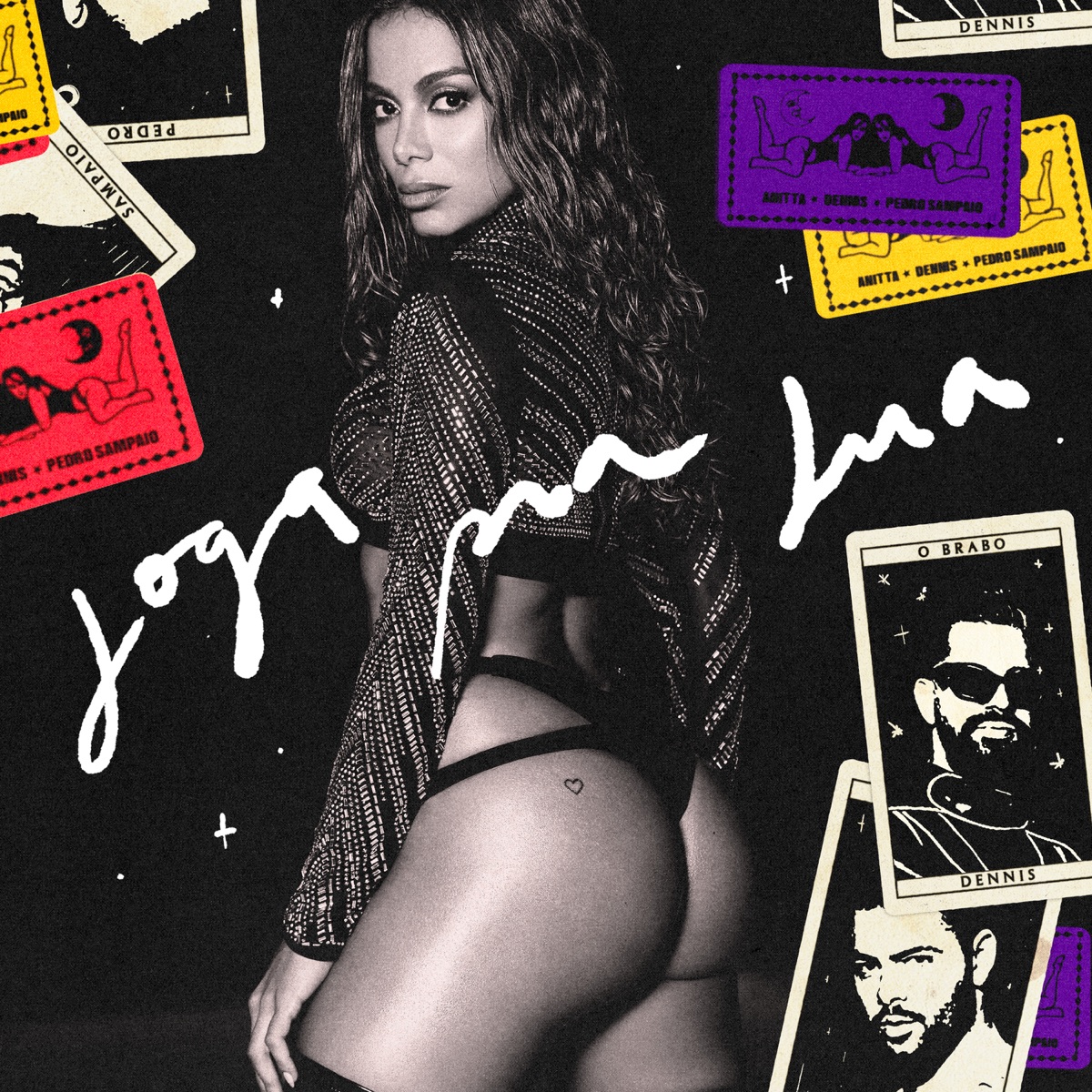 Joga Pra Lua - Single by Anitta, PEDRO SAMPAIO & DENNIS album cover
