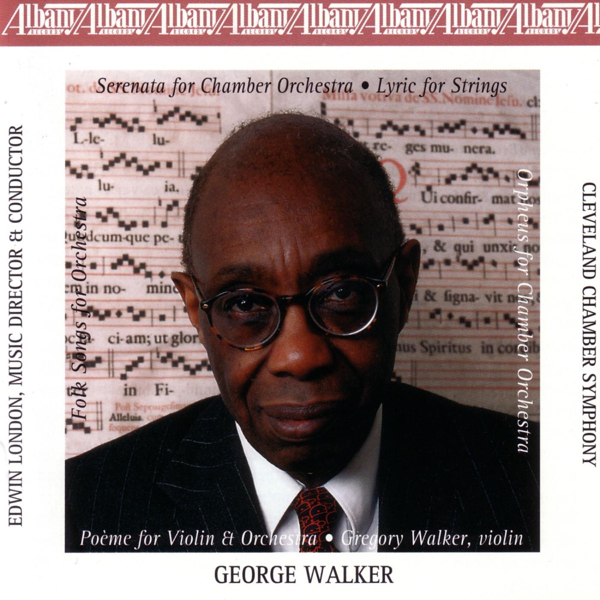 Walker: Orchestral Works by Cleveland Chamber Symphony, Edwin London & Gregory Walker album cover