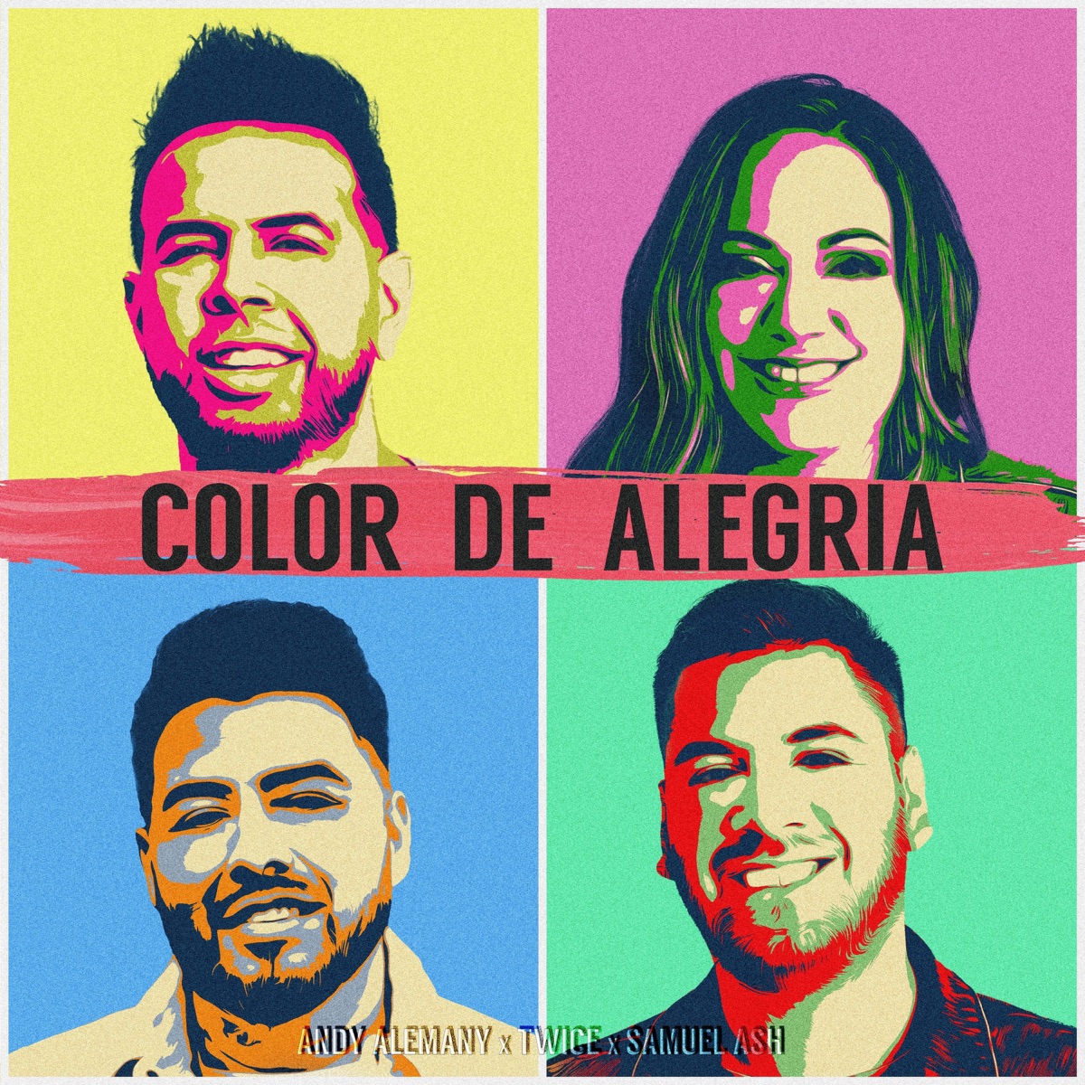 Color de Alegría - Single by Andy Alemany, TWICE & Samuel ASH album cover