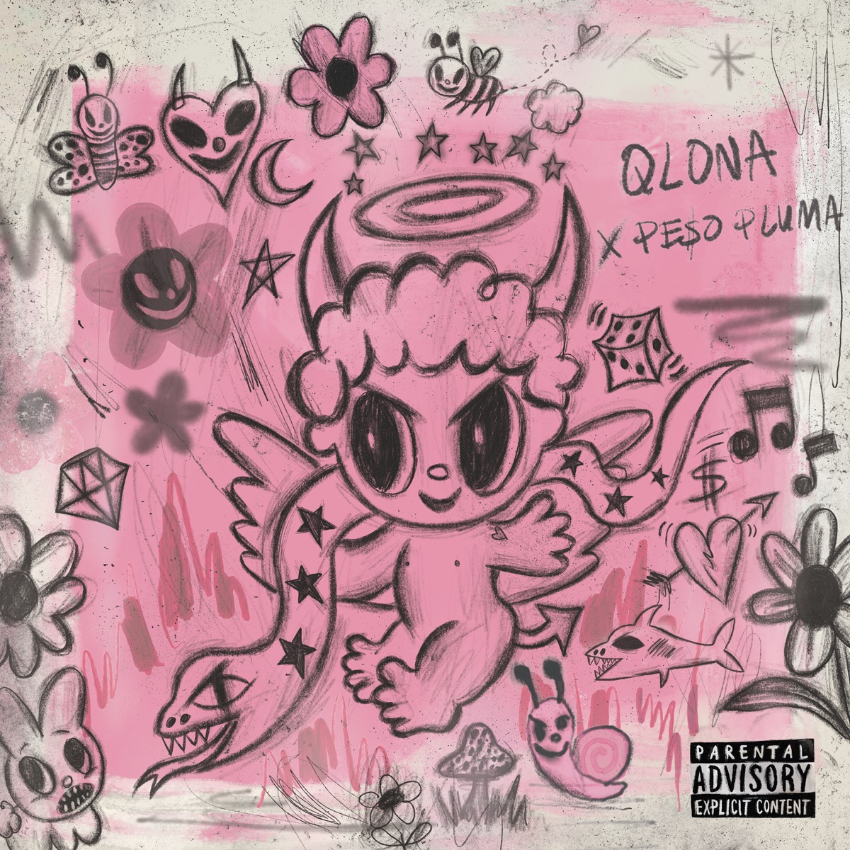QLONA - Single by KAROL G & Peso Pluma album cover artwork