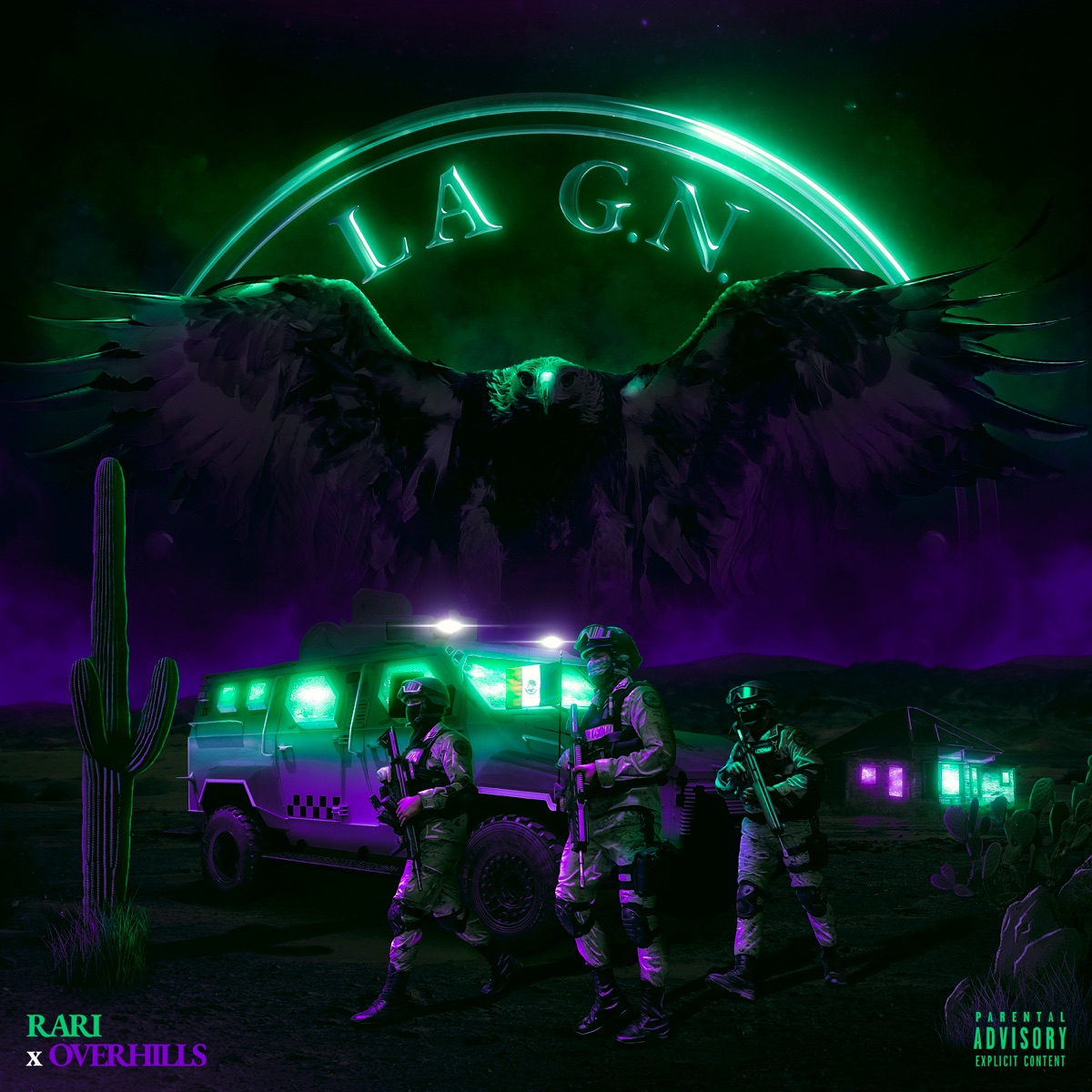 La GN (feat. Over Hill$) - Single by Rari album cover
