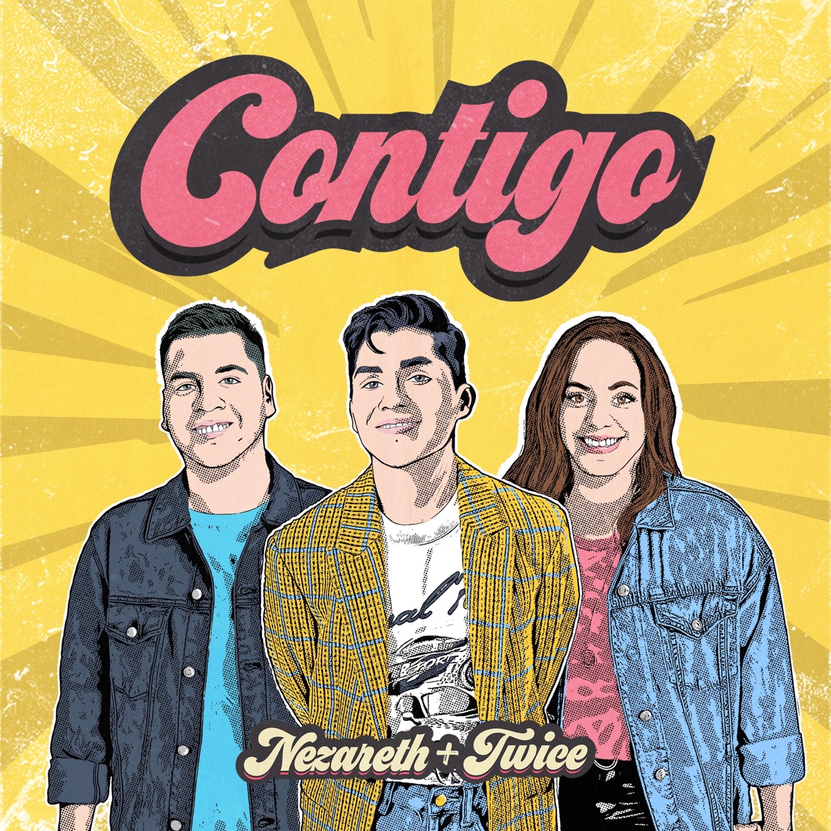 Contigo - Single by Nezareth & TWICE album cover