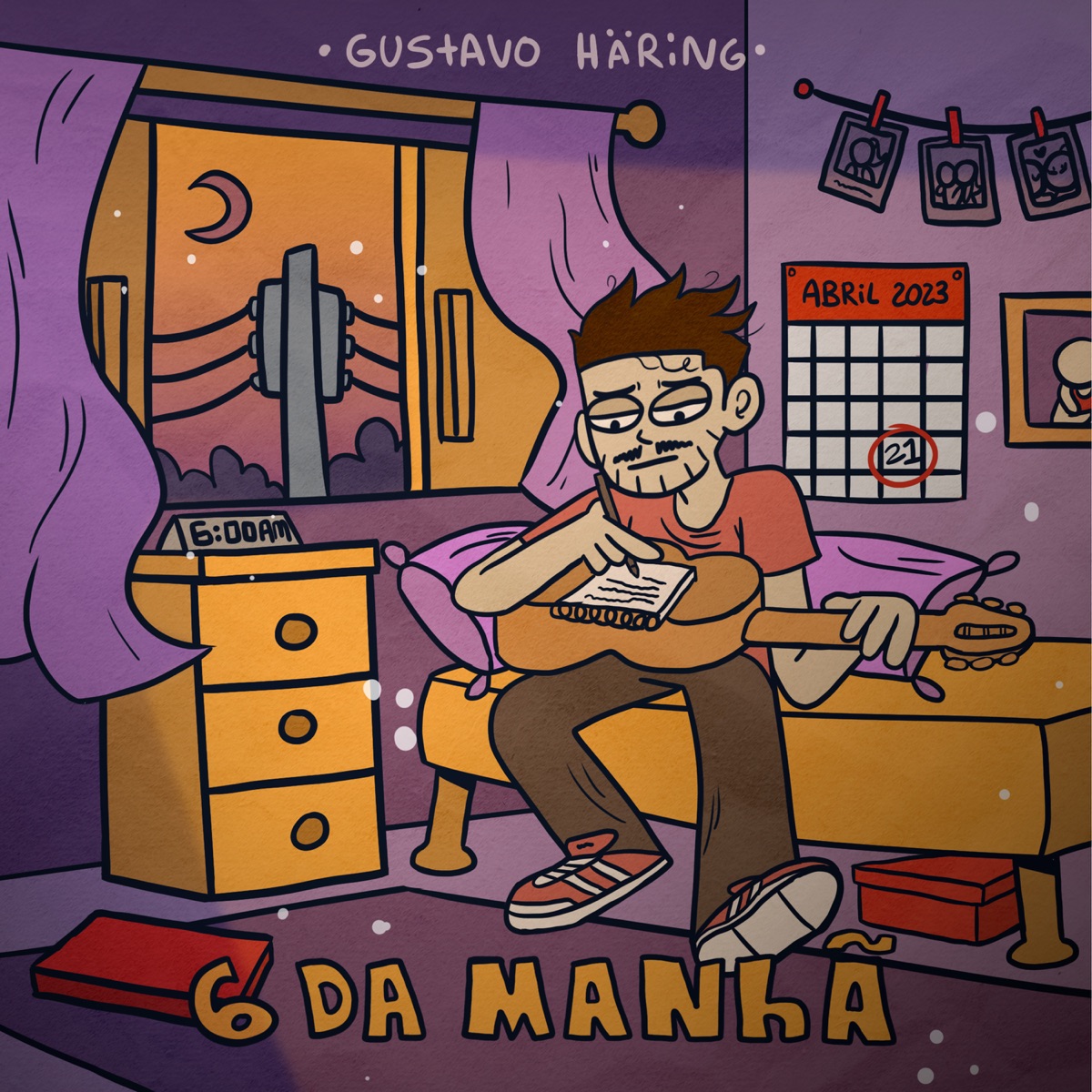 6 da Manhã - Single by Gustavo Häring album cover