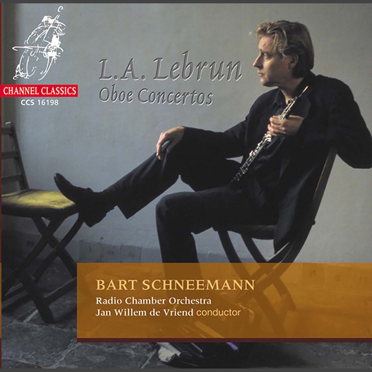 L.A. Lebrun: Oboe Concertos by Bart Schneemann, Jan Willem de Vriend & Radio Chamber Orchestra album cover