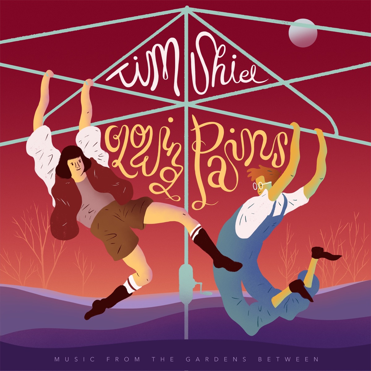 Glowing Pains: Music from the Gardens Between by Tim Shiel album cover