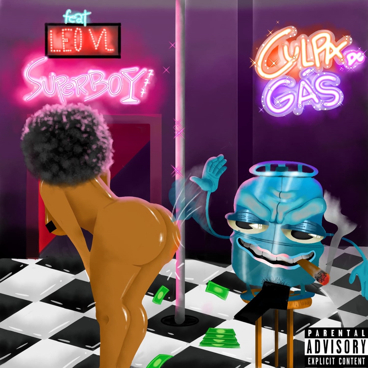 Culpa do Gás (feat. Leo VL) - Single by Superboy 777 album cover