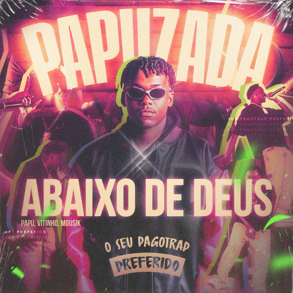 Abaixo de Deus (Ao Vivo) - Single by Papu, Vitinho & Mousik album cover
