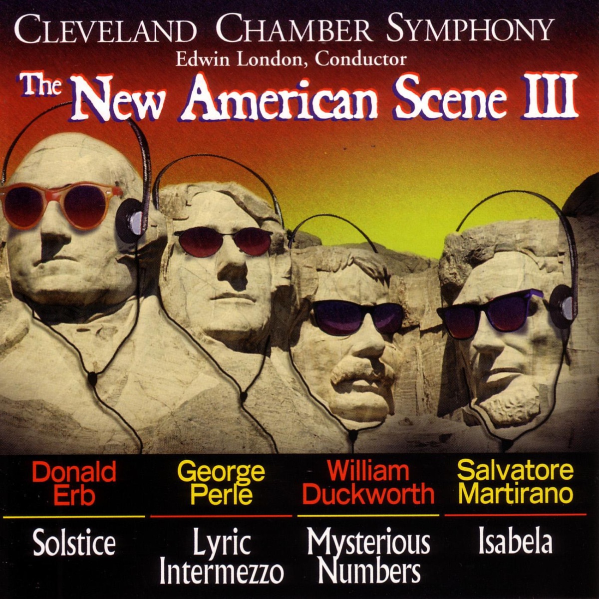 The New American Scene III by Cleveland Chamber Symphony & Edwin London album cover