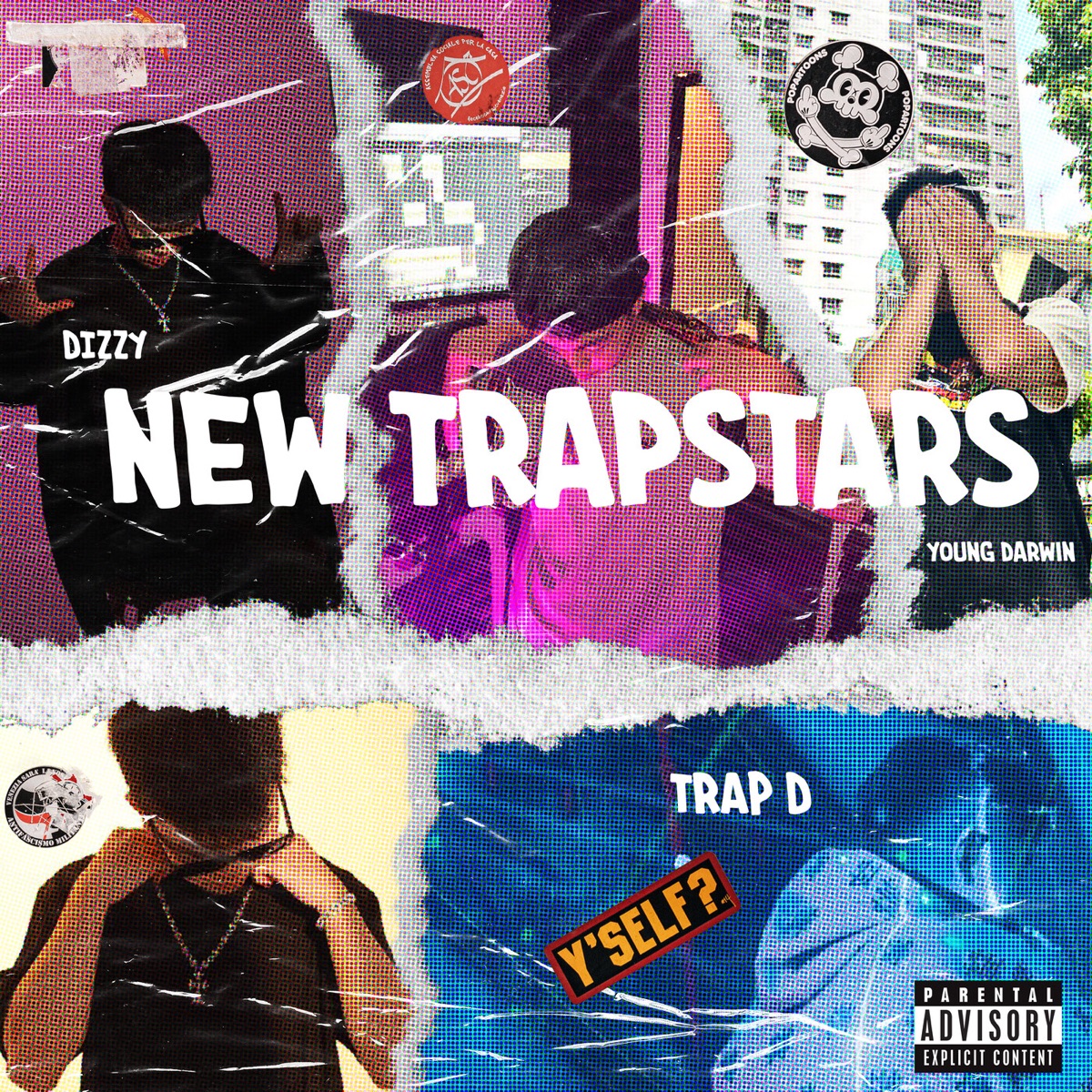 New Trapstars - Single by Young Darwin, TrapD & Dizzy album cover