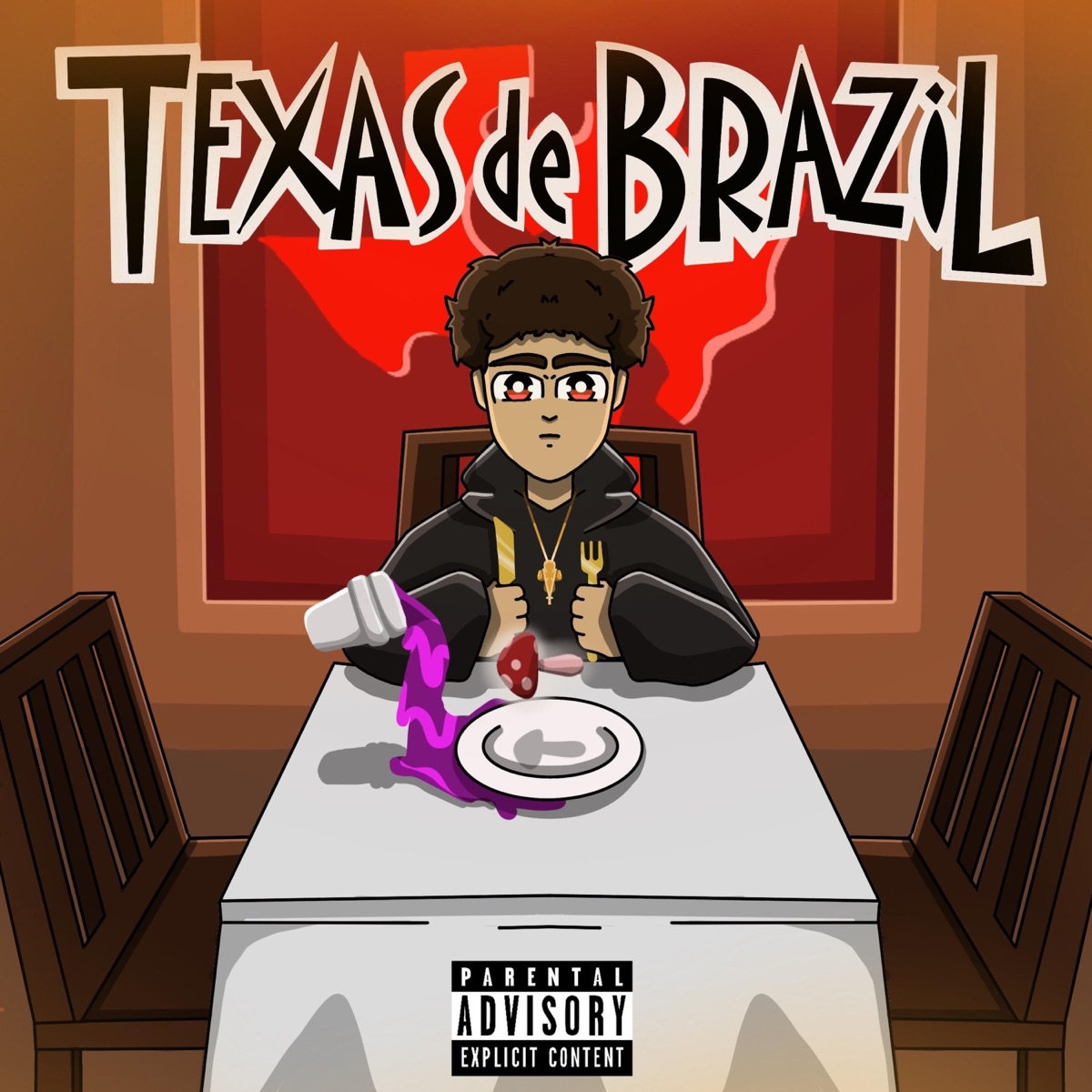 Texas de Brazil by 512 dahkidd album cover