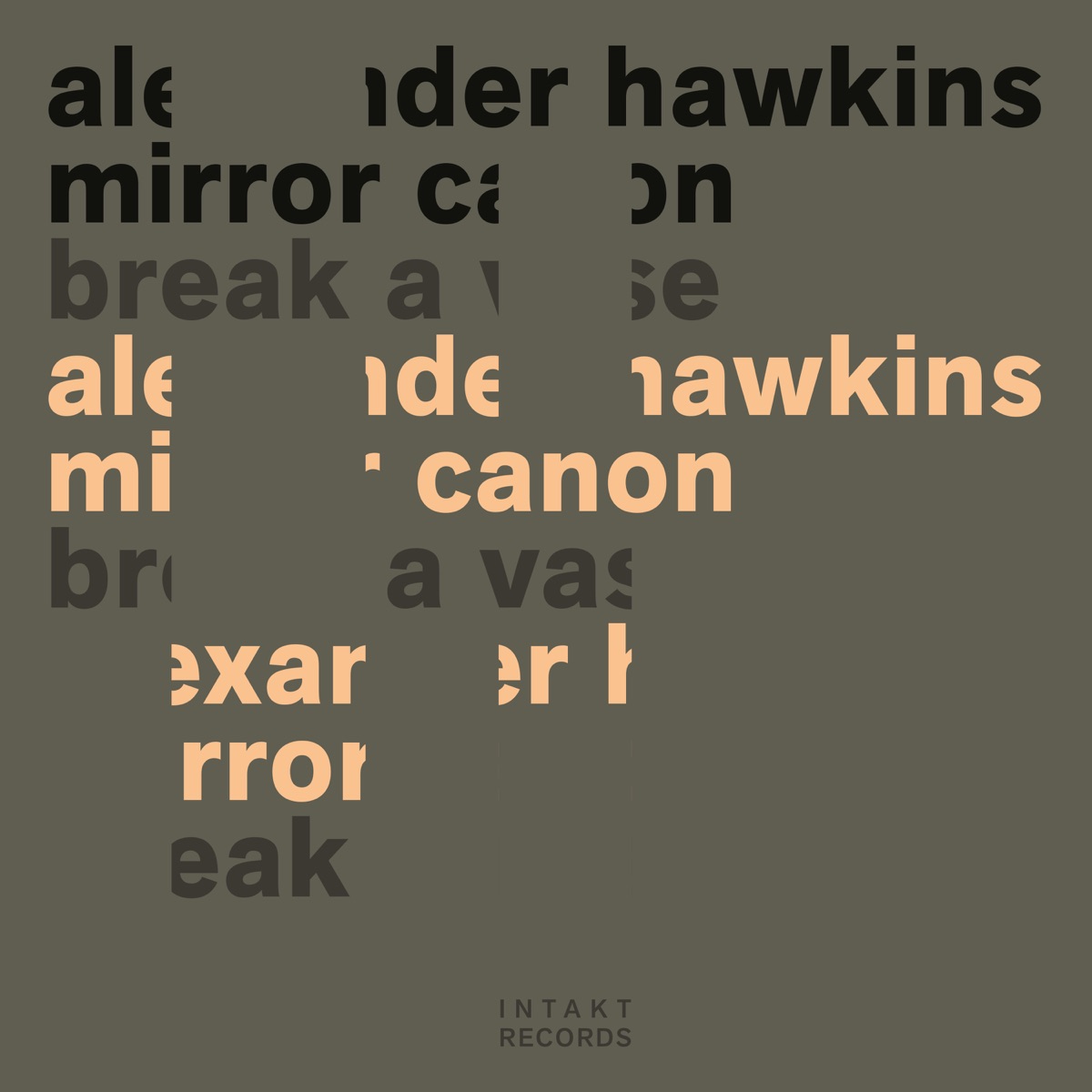 Break a Vase (feat. Richard Olatunde Baker, Neil Charles, Stephen Davis, Otto Fischer, Alexander Hawkins & Shabaka Hutchings) by Alexander Hawkins Mirror Canon album cover