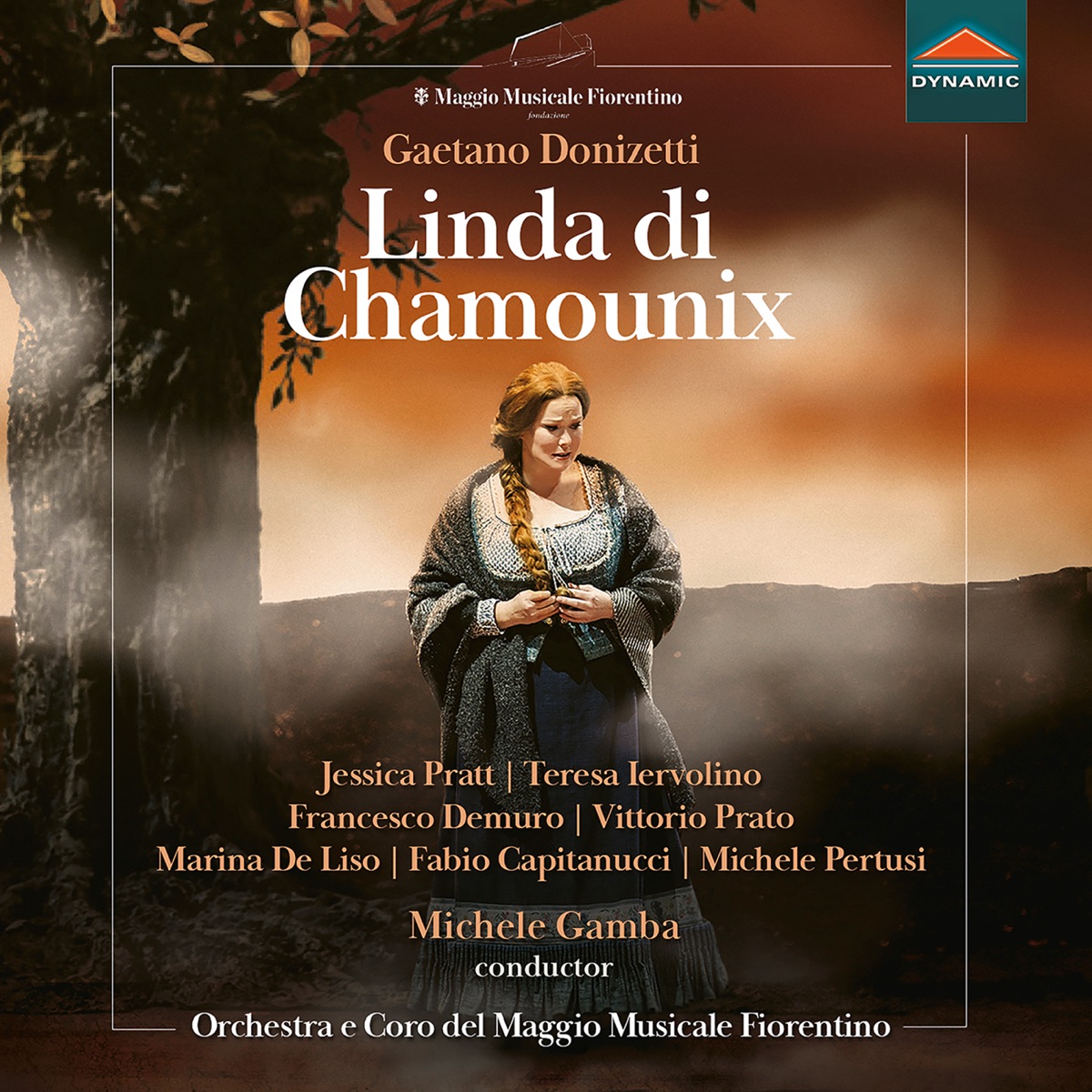 Donizetti: Linda di Chamounix, A. 62 by Jessica Pratt, Teresa Iervolino, Francesco Demuro, Orchestra del Maggio Musicale Fiorentino & Norma album cover