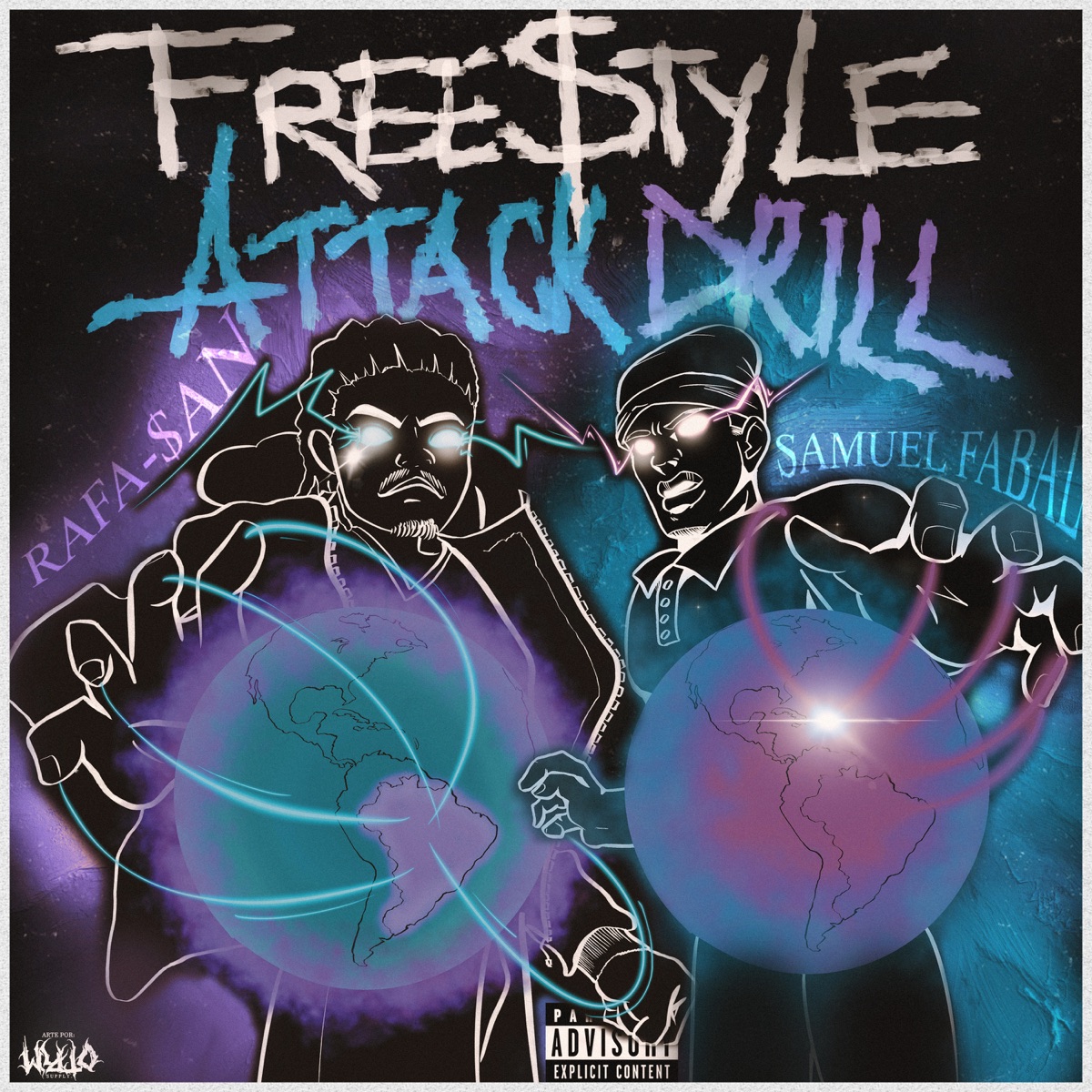 Freestyle Attack Drill (feat. Samuel Fabal) - Single by Rafa $an album cover