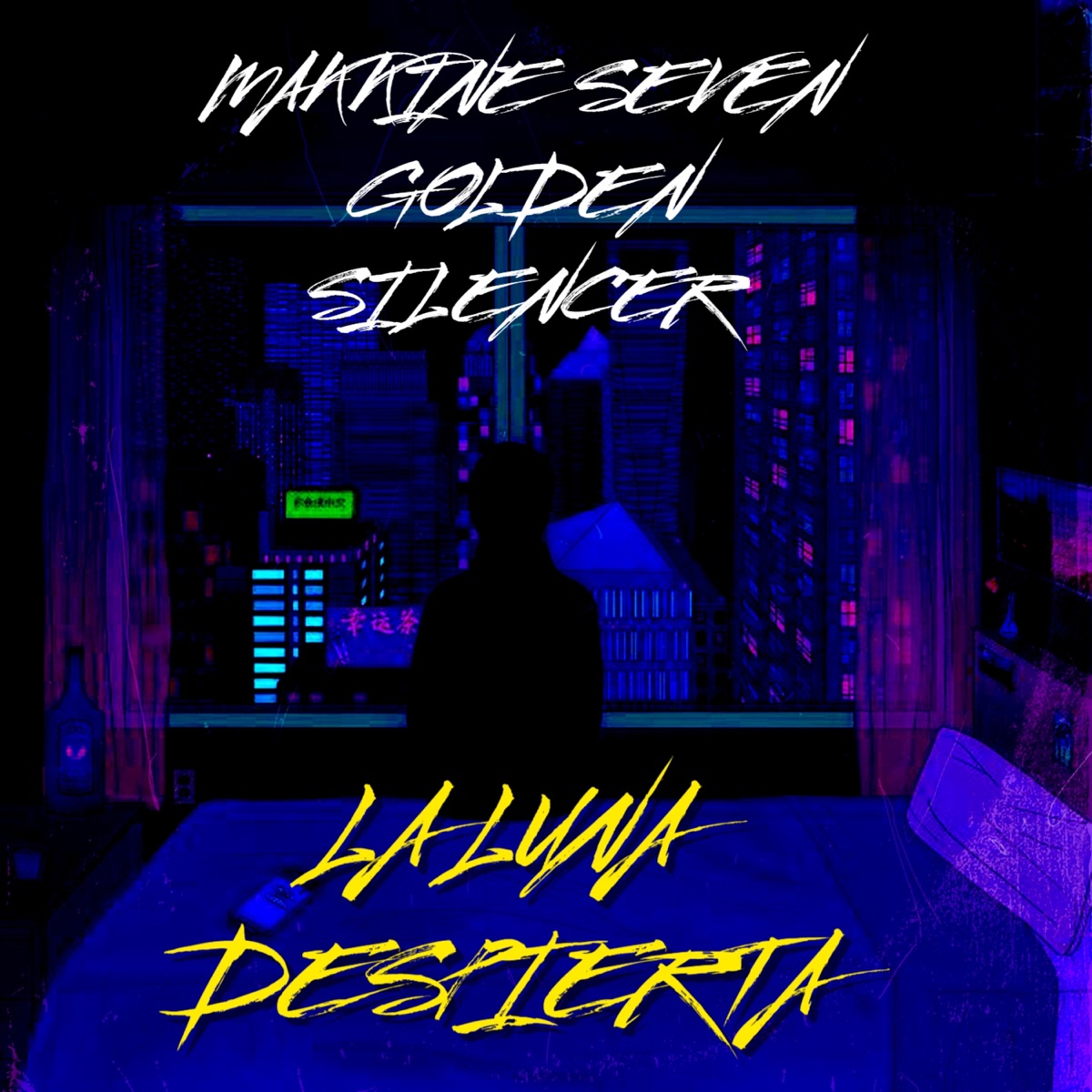 La Luna Despierta (feat. Silencer) - Single by makkine seven golden album cover