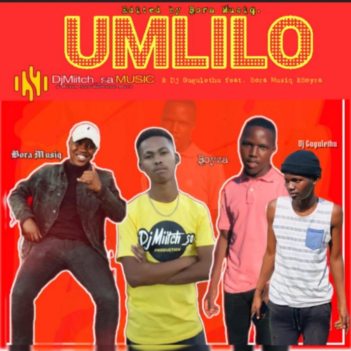 Umlilo (feat. Bora Musiq, Dj Gugulethu & Boyza) - Single by DjMiitch_sa Music album cover