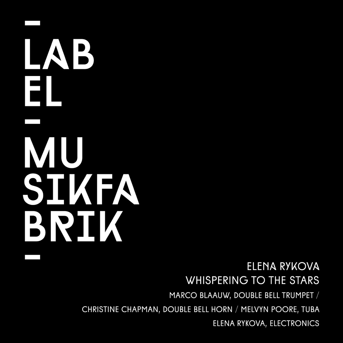 Rykova: Whispering to the Stars - EP by Marco Blaauw, Christine Chapman & Melvyn Poore album cover