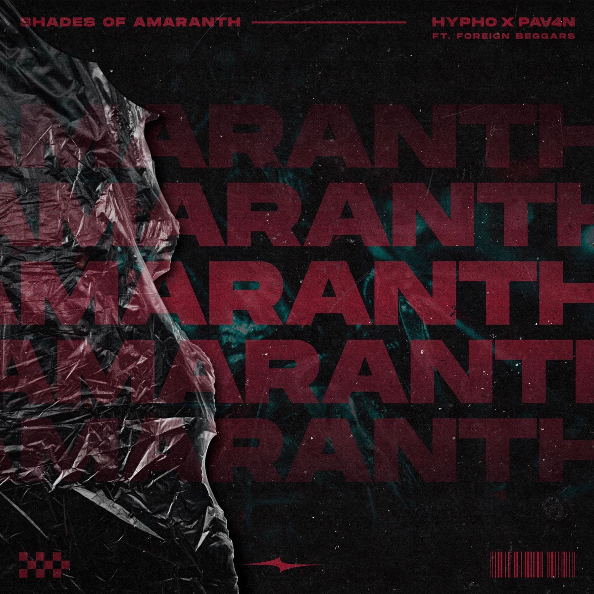 Shades of Amaranth - Single by Hypho, PAV4N & Foreign Beggars album cover