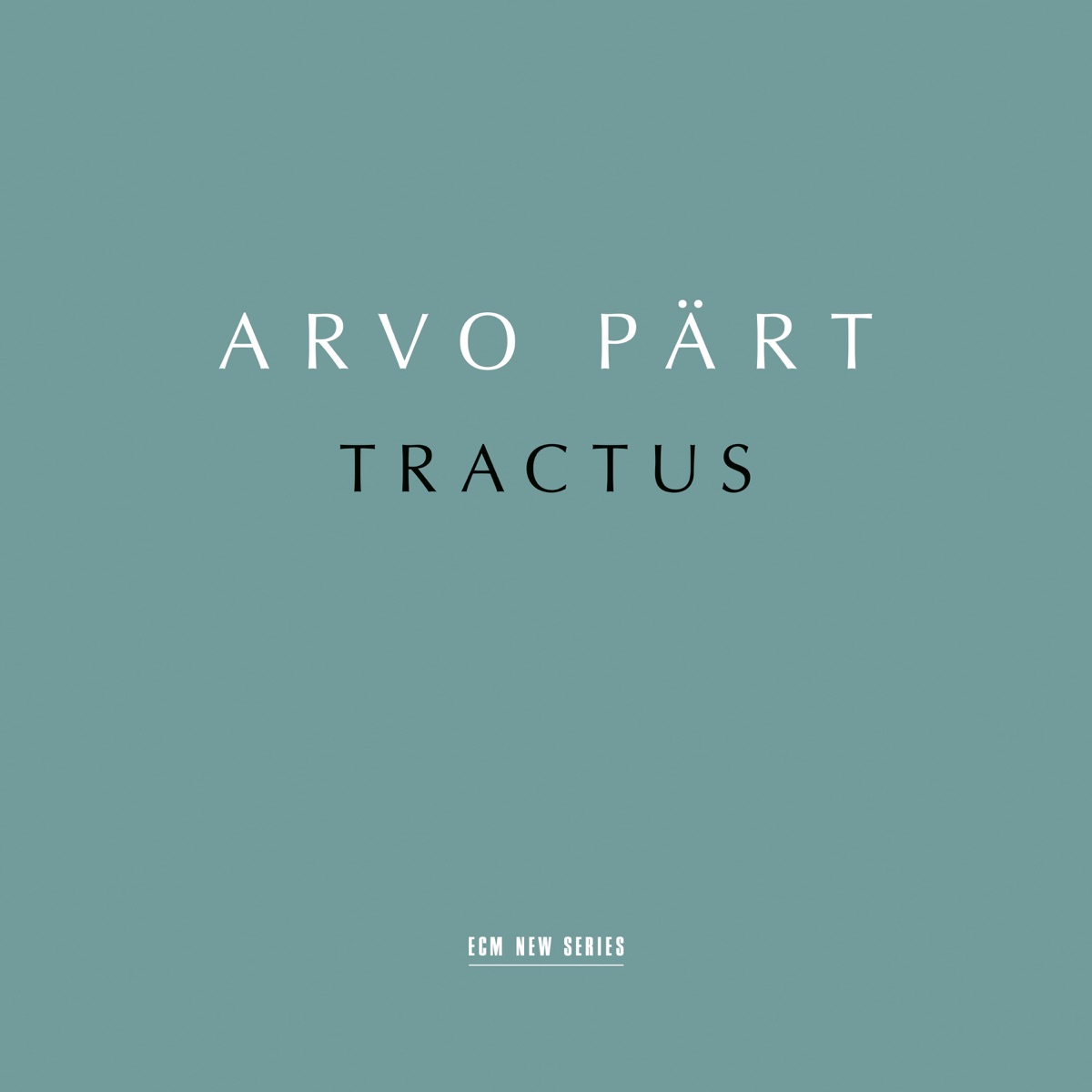 Arvo Pärt: Tractus by Estonian Philharmonic Chamber Choir, Tallinn Chamber Orchestra & Tõnu Kaljuste album cover