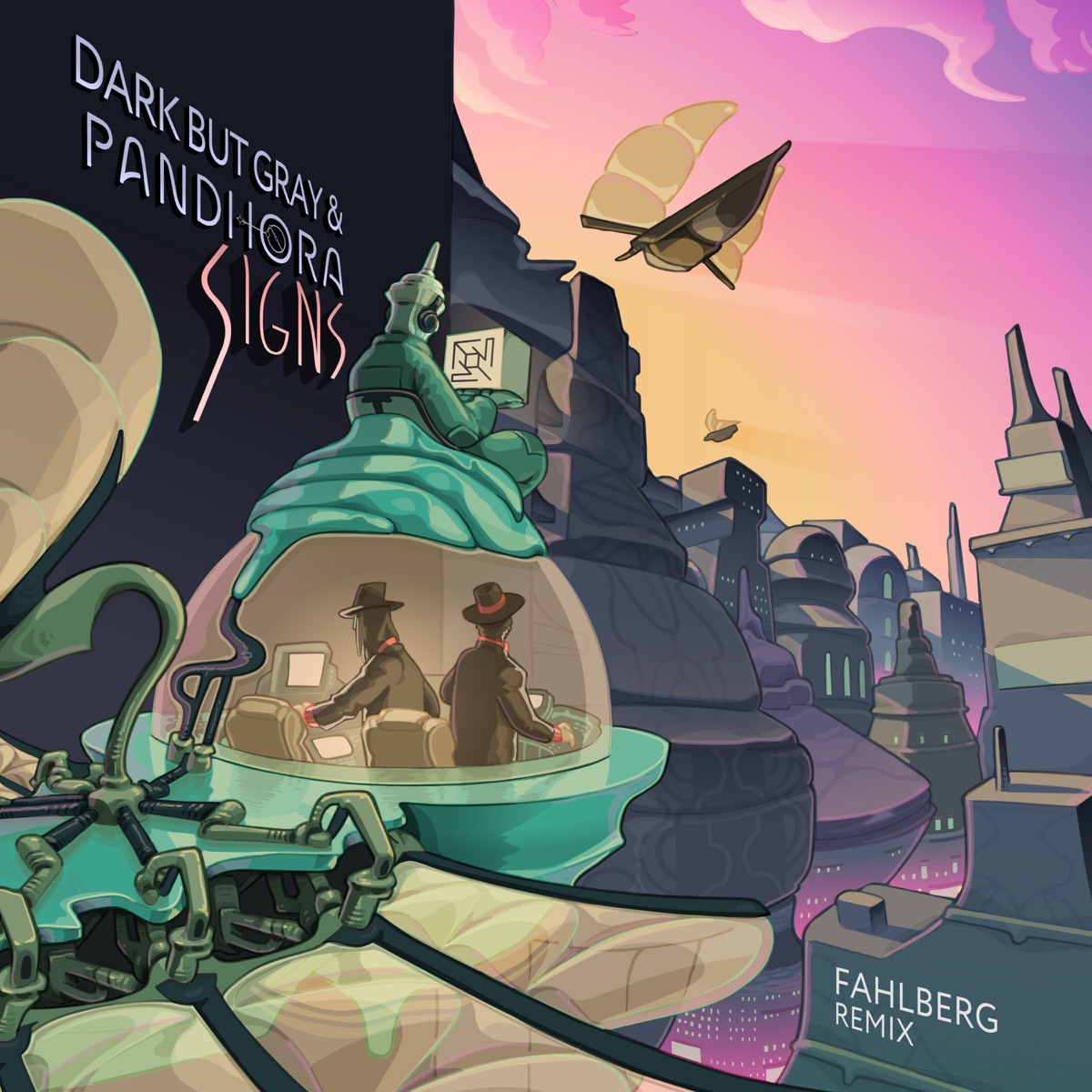 Signs - Fahlberg Remixes - Single by Dark but Gray, Pandhora & Fahlberg album cover