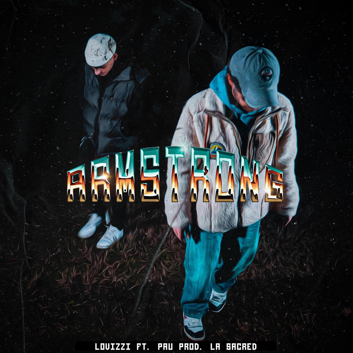 Armstrong (feat. Pau) - Single by Lovizzi, La Sacred & K3 Elit3 album cover
