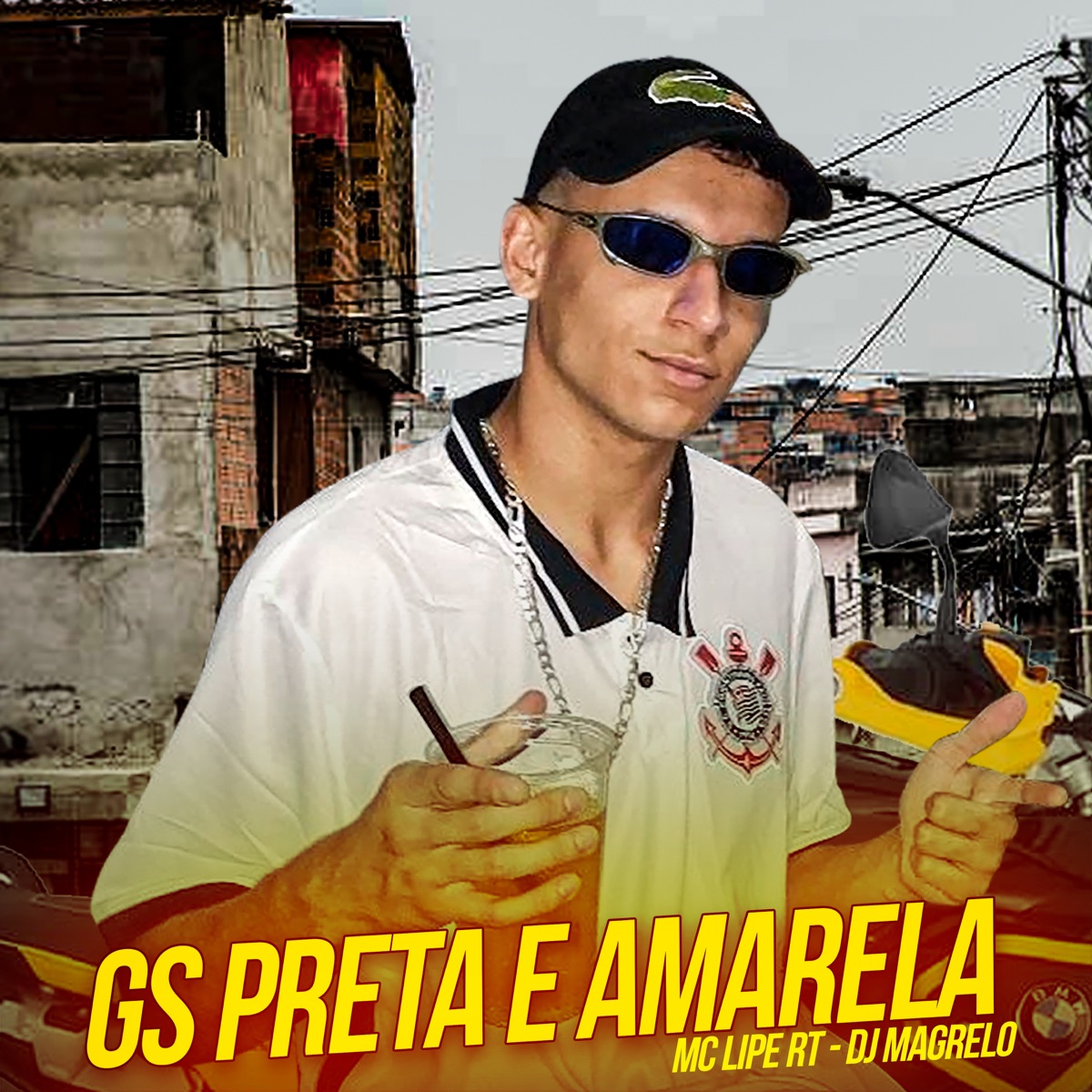 Gs Preta e Amarela - Single by Mc Lipe RT & Dj Magrelo album cover