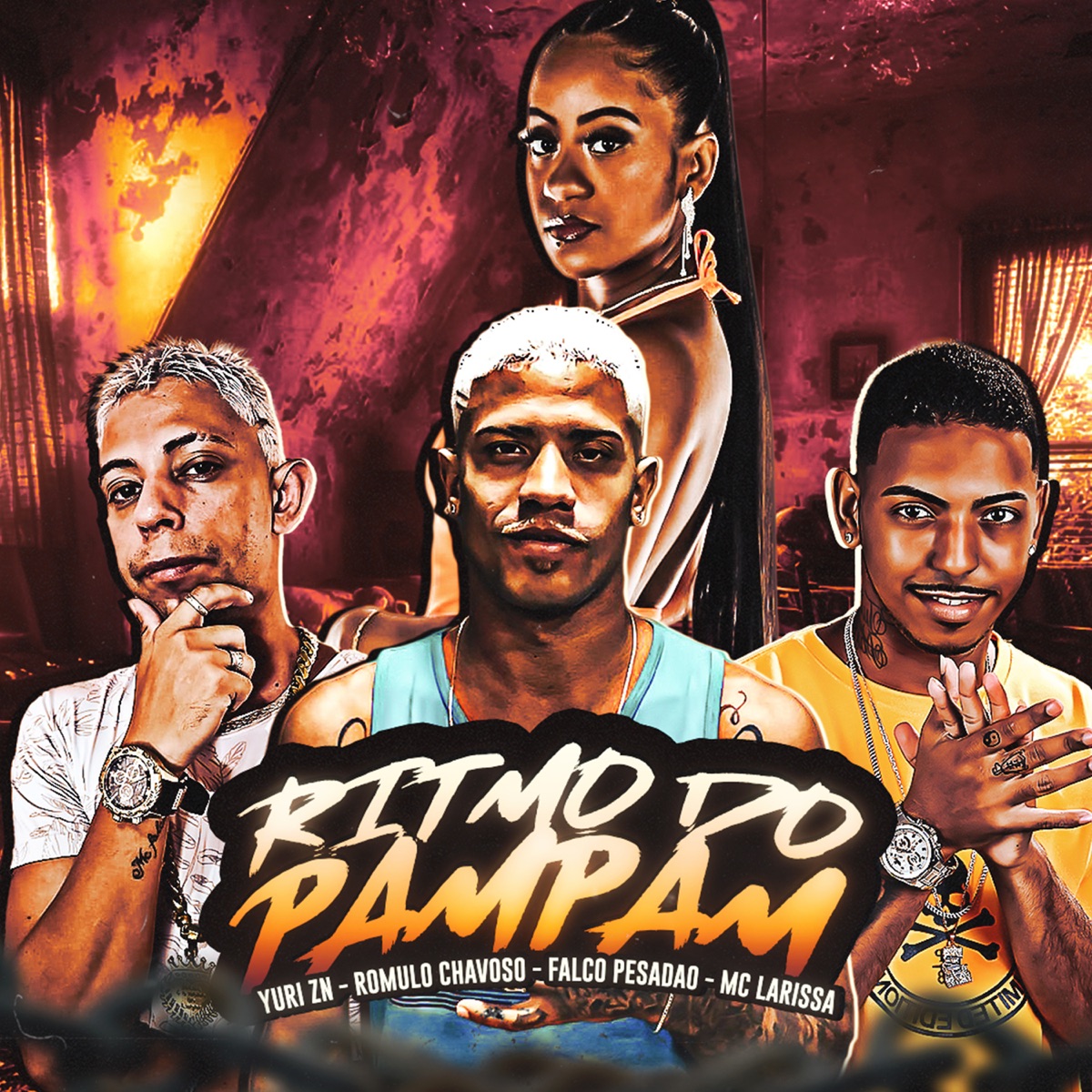 Ritmo do Pam Pam - Single by Romulo Chavoso, Yuri ZN, Falco Pesadão & Mc Larissa album cover