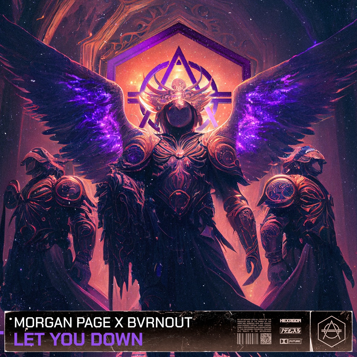Let You Down - Single by Morgan Page & Bvrnout album cover