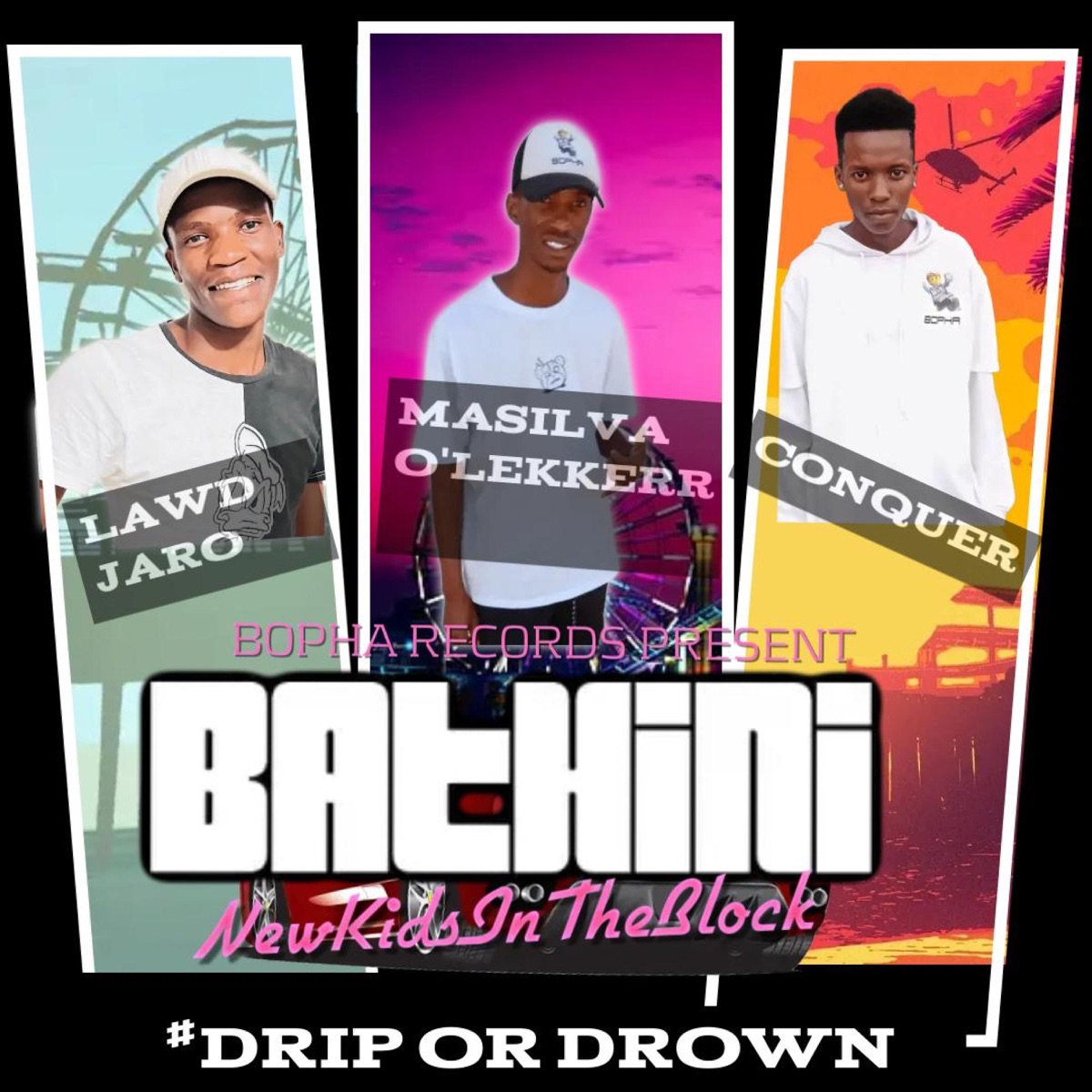 BATHINI (feat. YK AUGUST, CONQUER & LAWDJARO) - Single by Masilva O'Lekkerr album cover