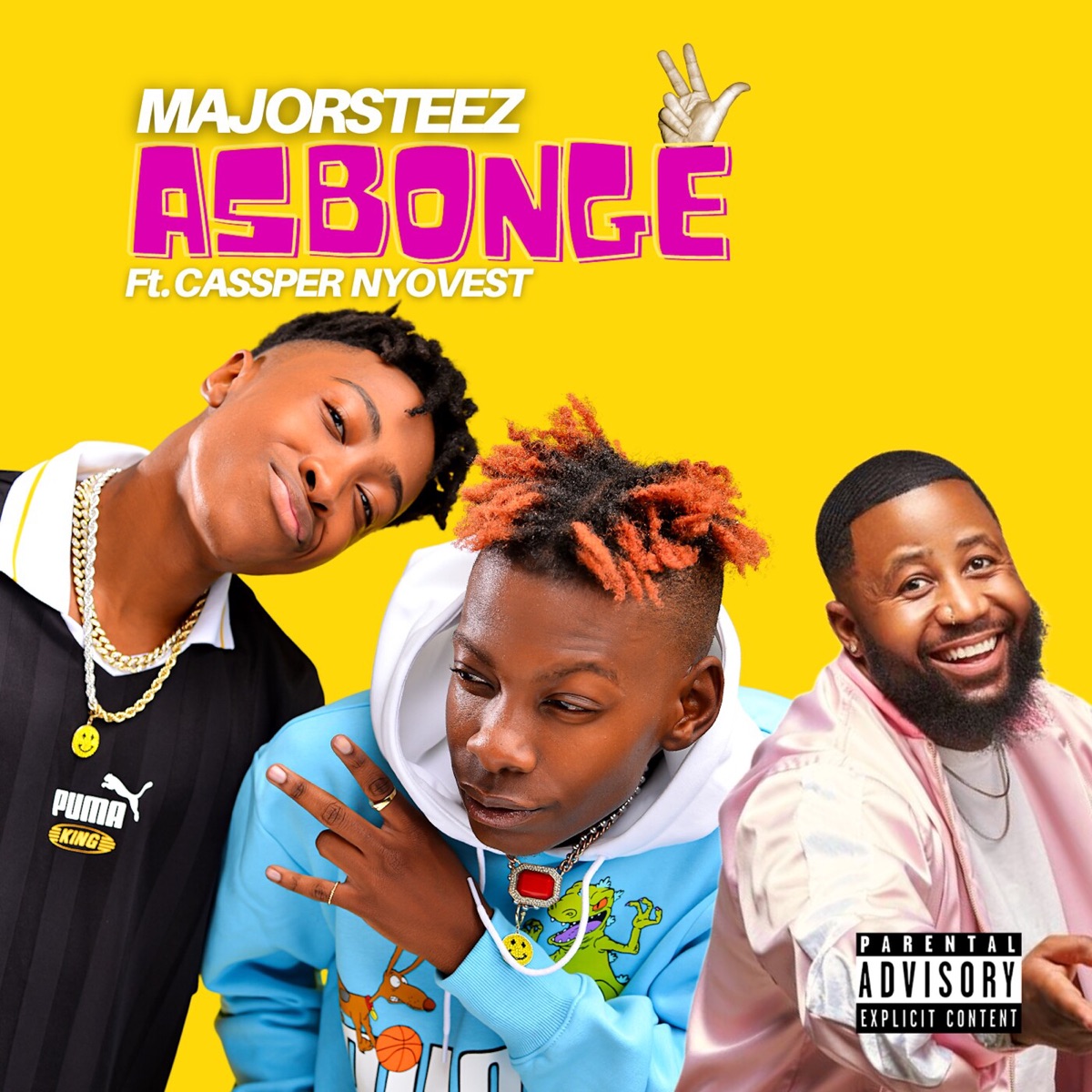 Asbonge (feat. Cassper Nyovest) - Single by Majorsteez album cover