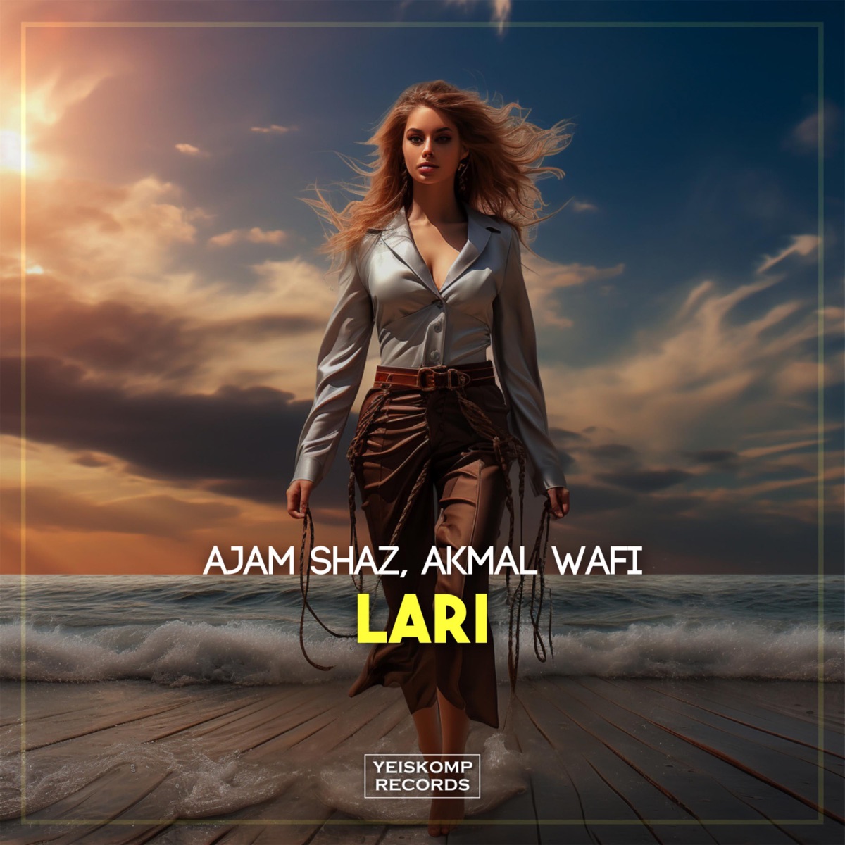 Lari - Single by Ajam Shaz & Akmal Wafi album cover