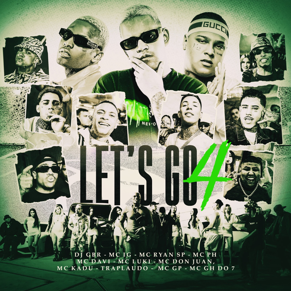 Let's Go 4 (feat. Mc Davi, Mc Don Juan, Mc Kadu, MC Gh do 7, MC GP, TrapLaudo, DJ Gbr & Mc IG) - EP by MC PH, MC Ryan SP & MC Luki album cover