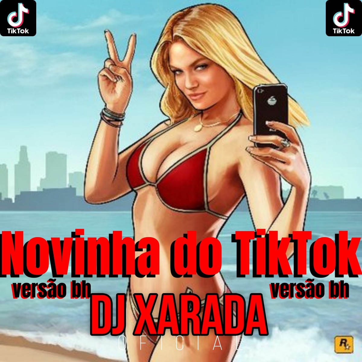 Novinha Do Tik Tok - Versão Bh (feat. MC VN do B13) - Single by Dj Xarada Oficial album cover