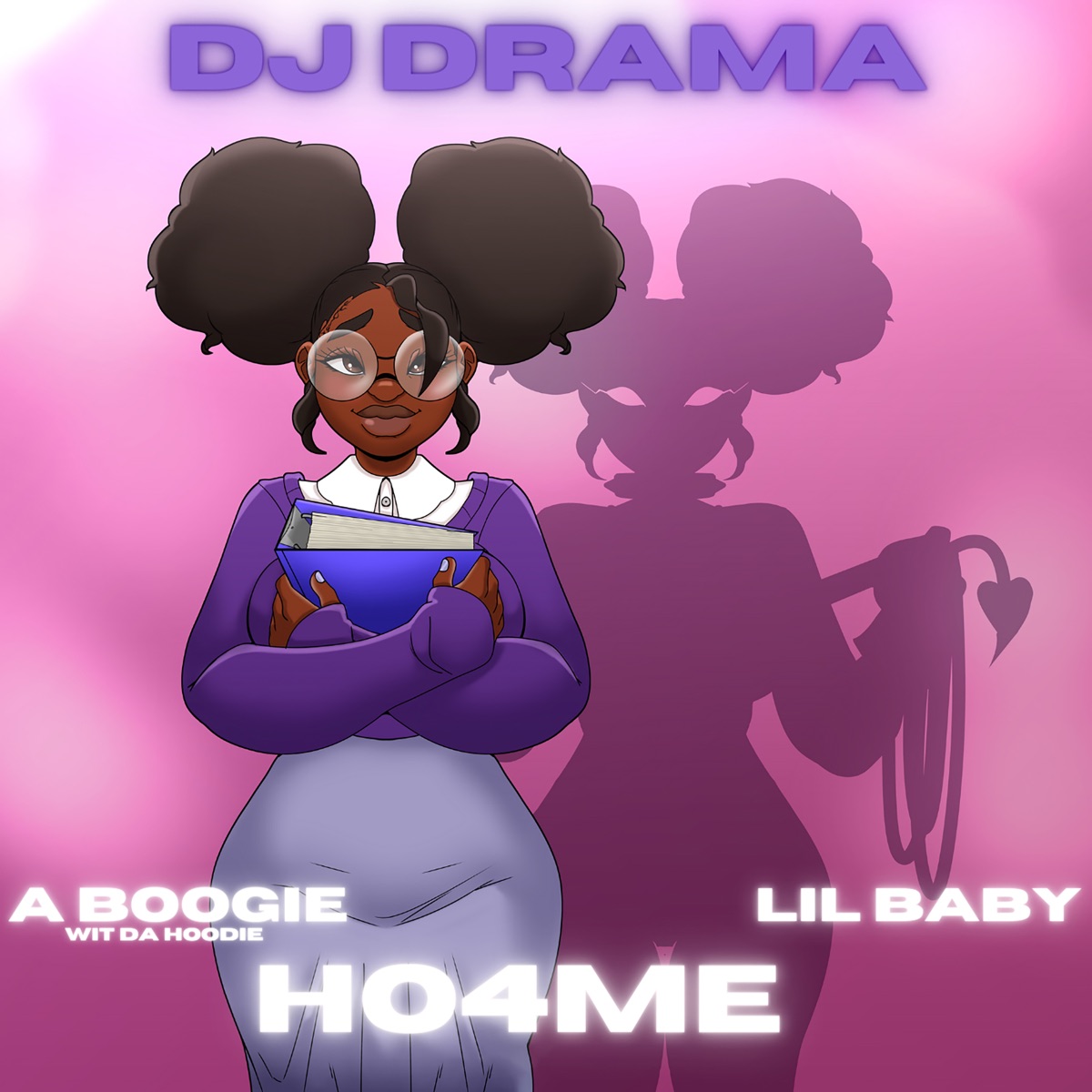HO4ME (feat. Lil Baby & A Boogie wit da Hoodie) - Single by DJ Drama album cover artwork