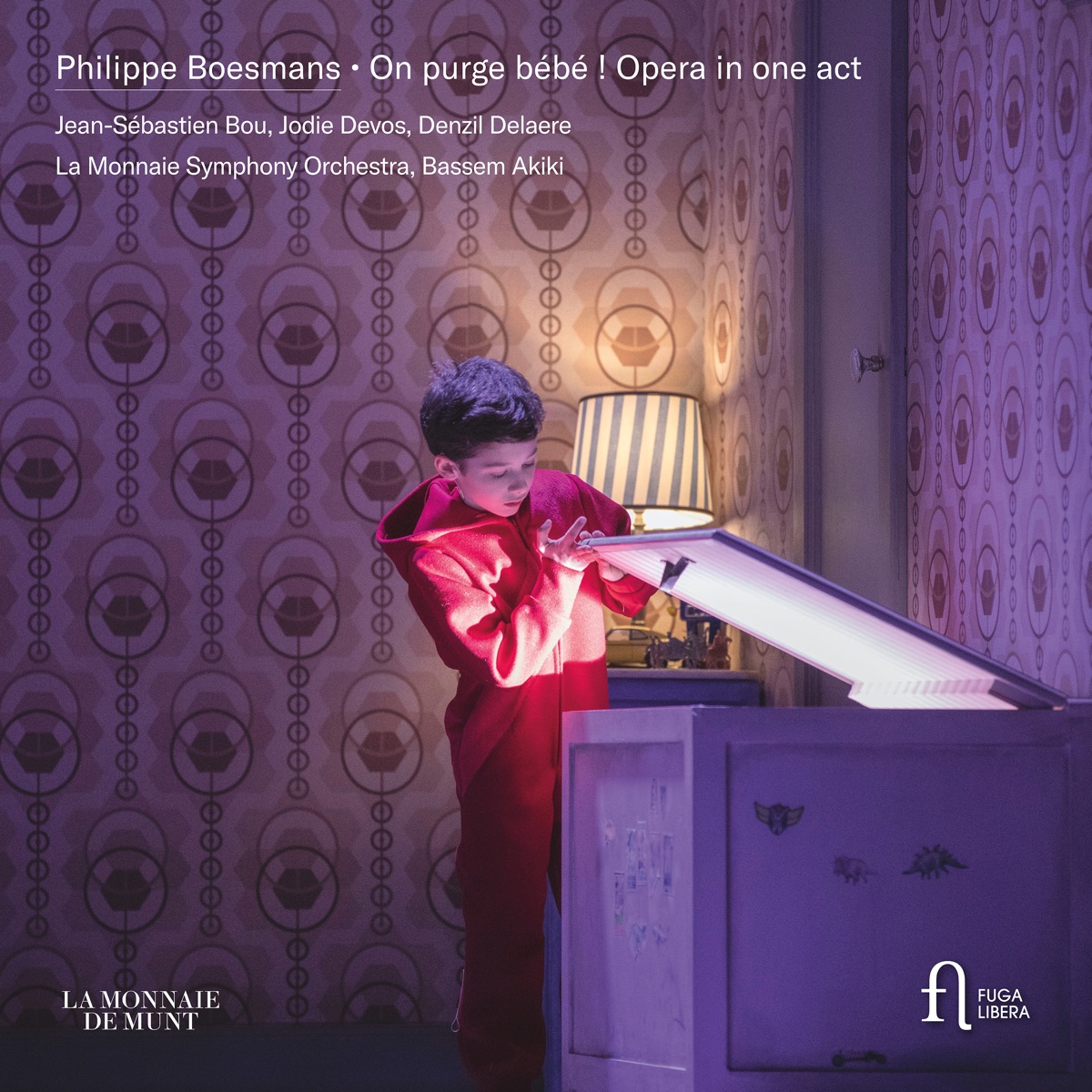 Boesmans: On purge bébé ! Opera in One Act by La Monnaie Symphony Orchestra, Bassem Akiki, Jodie Devos & Jean-Sébastien Bou album cover