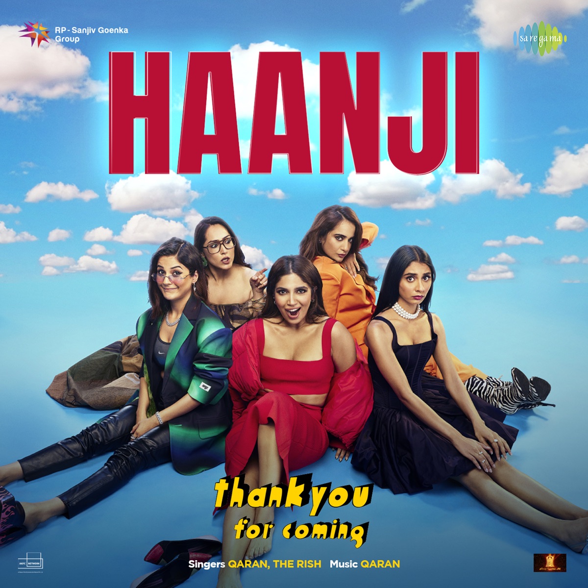 Haanji (From "Thank You for Coming") - Single by QARAN & The Rish album cover