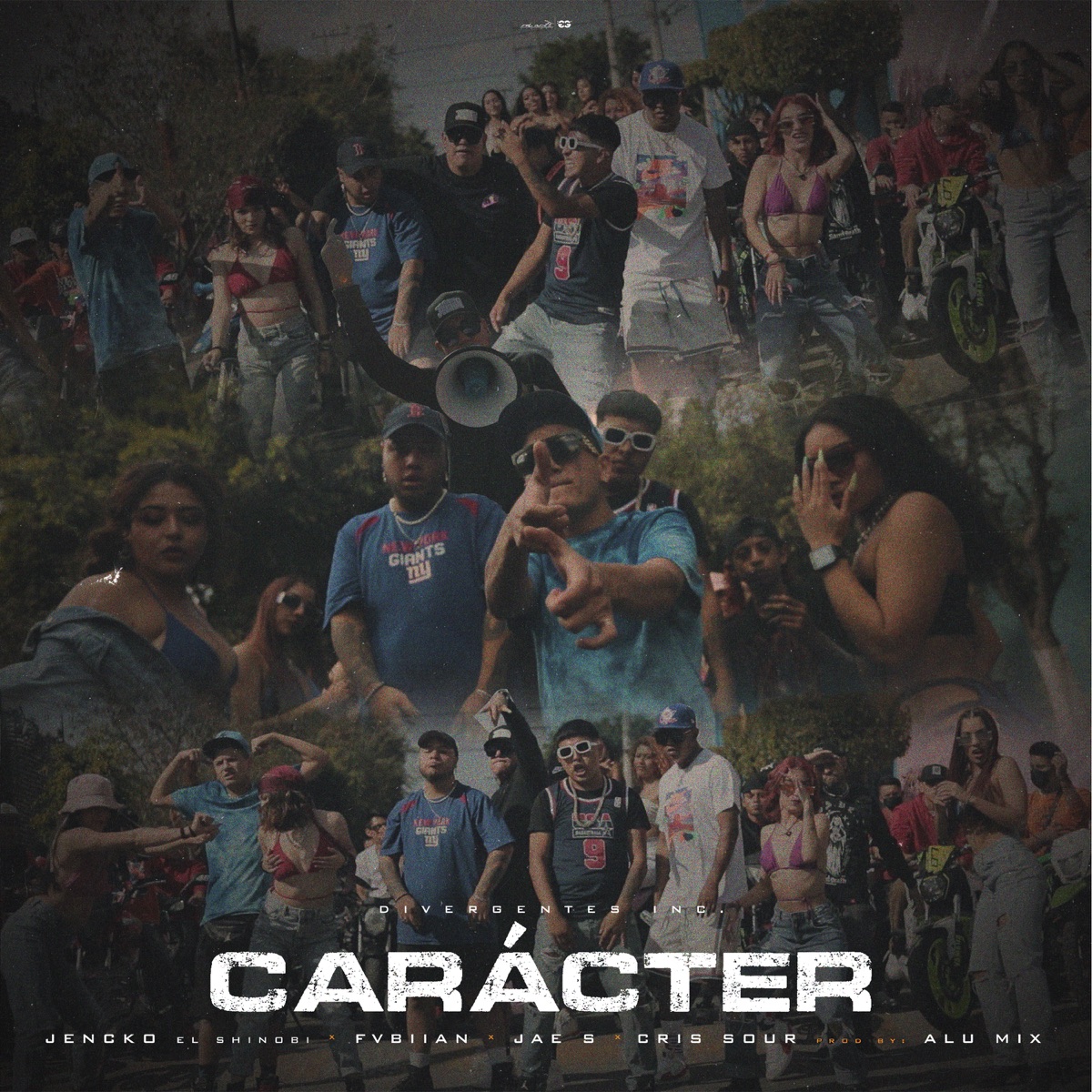 Carácter (feat. FVBIIAN, Jae S & Alu Mix) - Single by Cris Sour, Divergentes Inc. & Jencko el Shinobi album cover