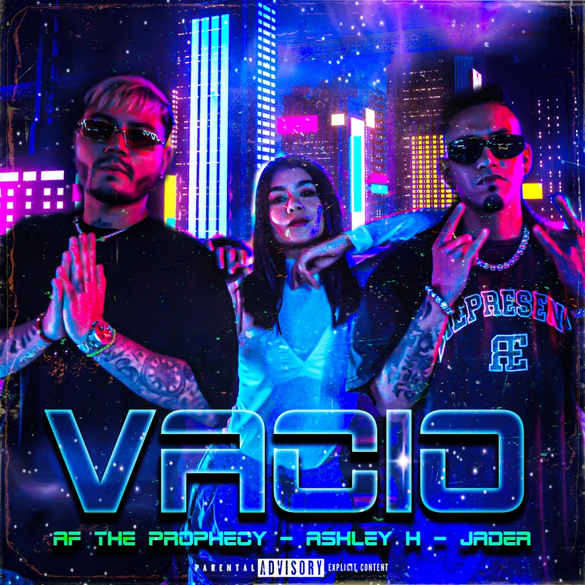 Vacío (feat. Ashley H & Jader Music) - Single by AF The Prophecy album cover