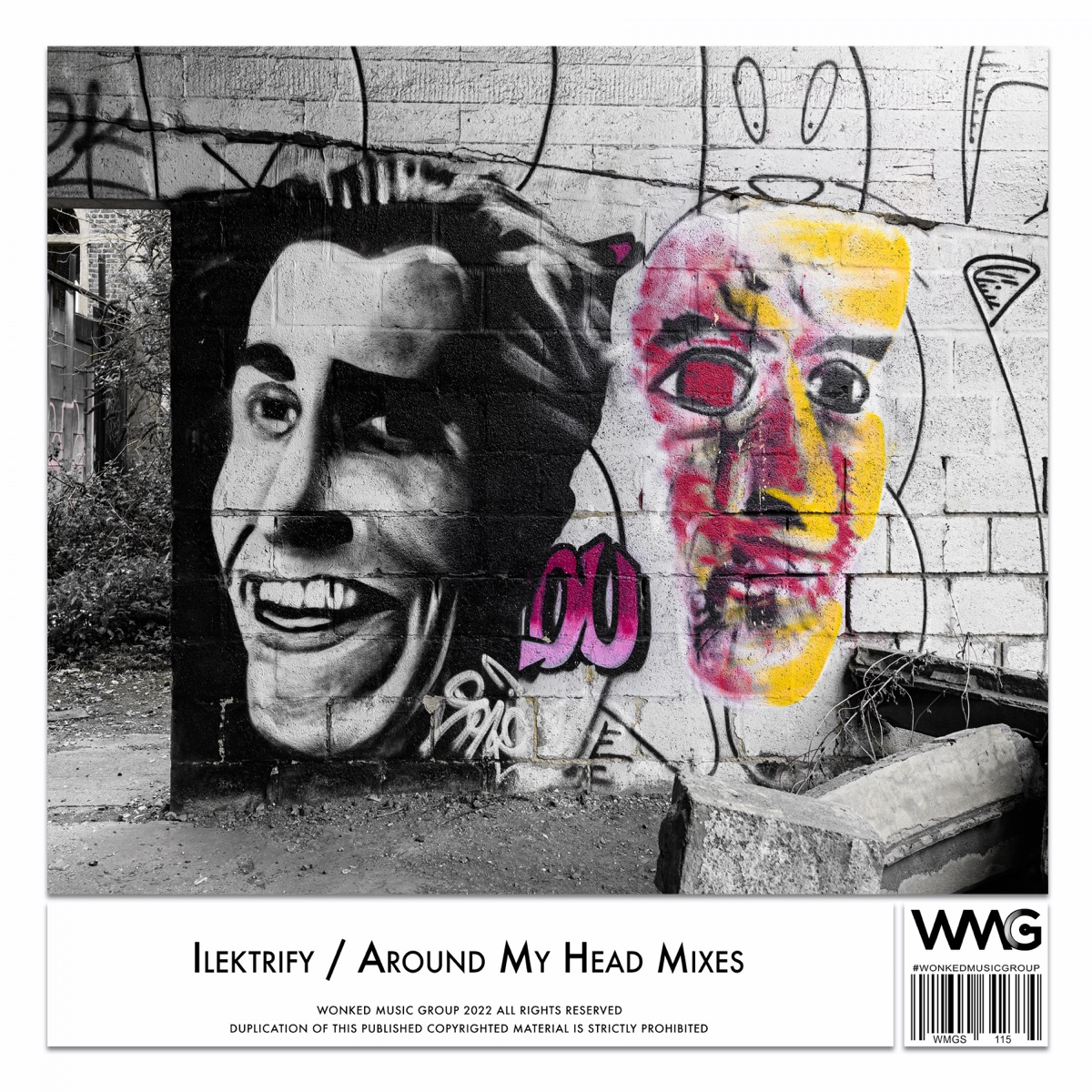 Around My Head Mixes by Ilektrify album cover