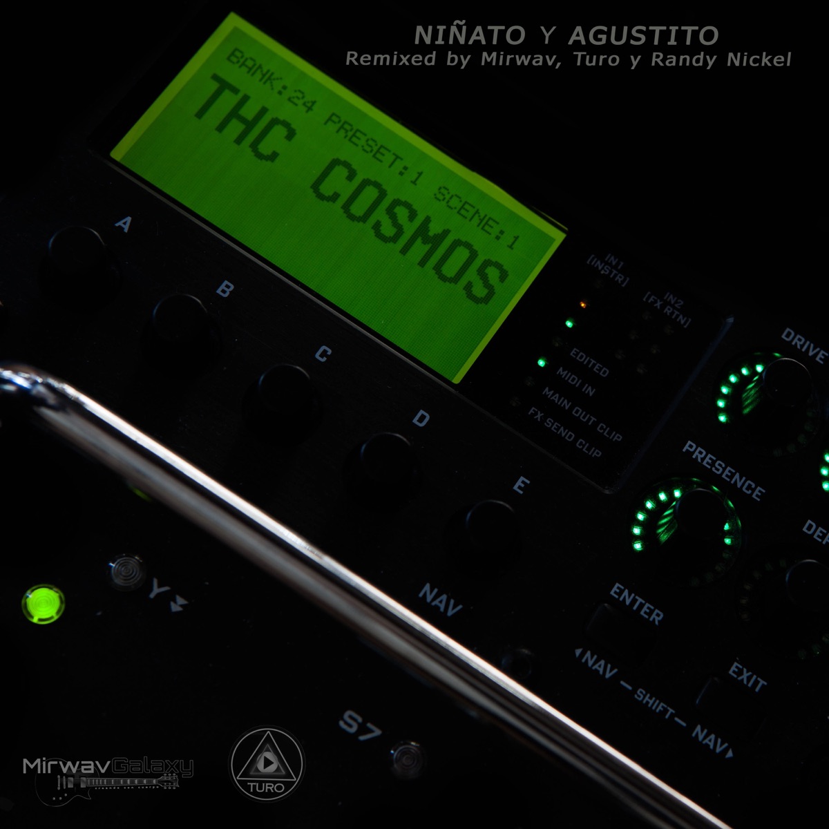 THC Cosmos (Remix) - Single by Niñato y Agustito, Mirwav, Turo & Randy Nickel album cover