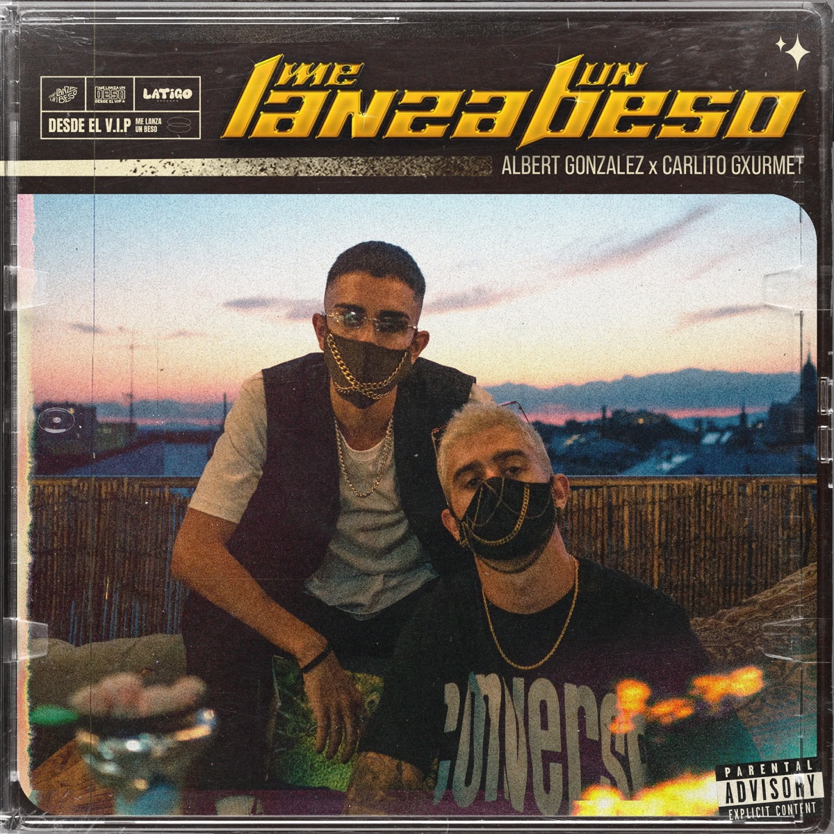 Me Lanza un Beso - Single by Albert Gonzalez, Zazo & Gxurmet & Carlito Gxurmet album cover