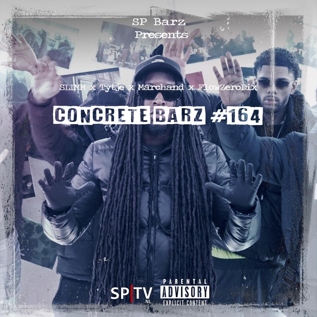 Concrete Barz #164 (feat. SLIMM, Tytje, Marchand & FlowZeroDix) - Single by Spbarz album cover