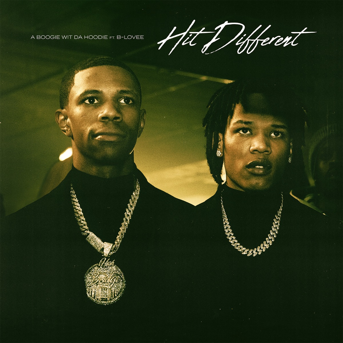 Hit Different - Single by A Boogie wit da Hoodie & B-Lovee album cover artwork