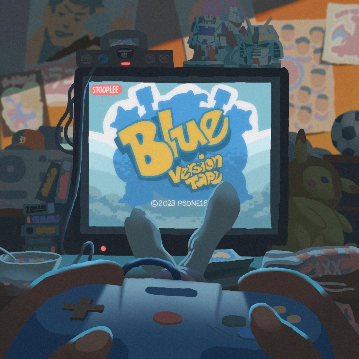 Blue Version Tape - EP by stoop lee album cover
