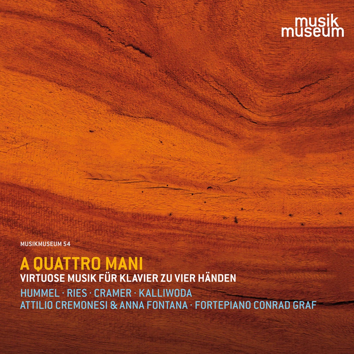 A quattro mani by Attilio Cremonesi & Anna Fontana album cover