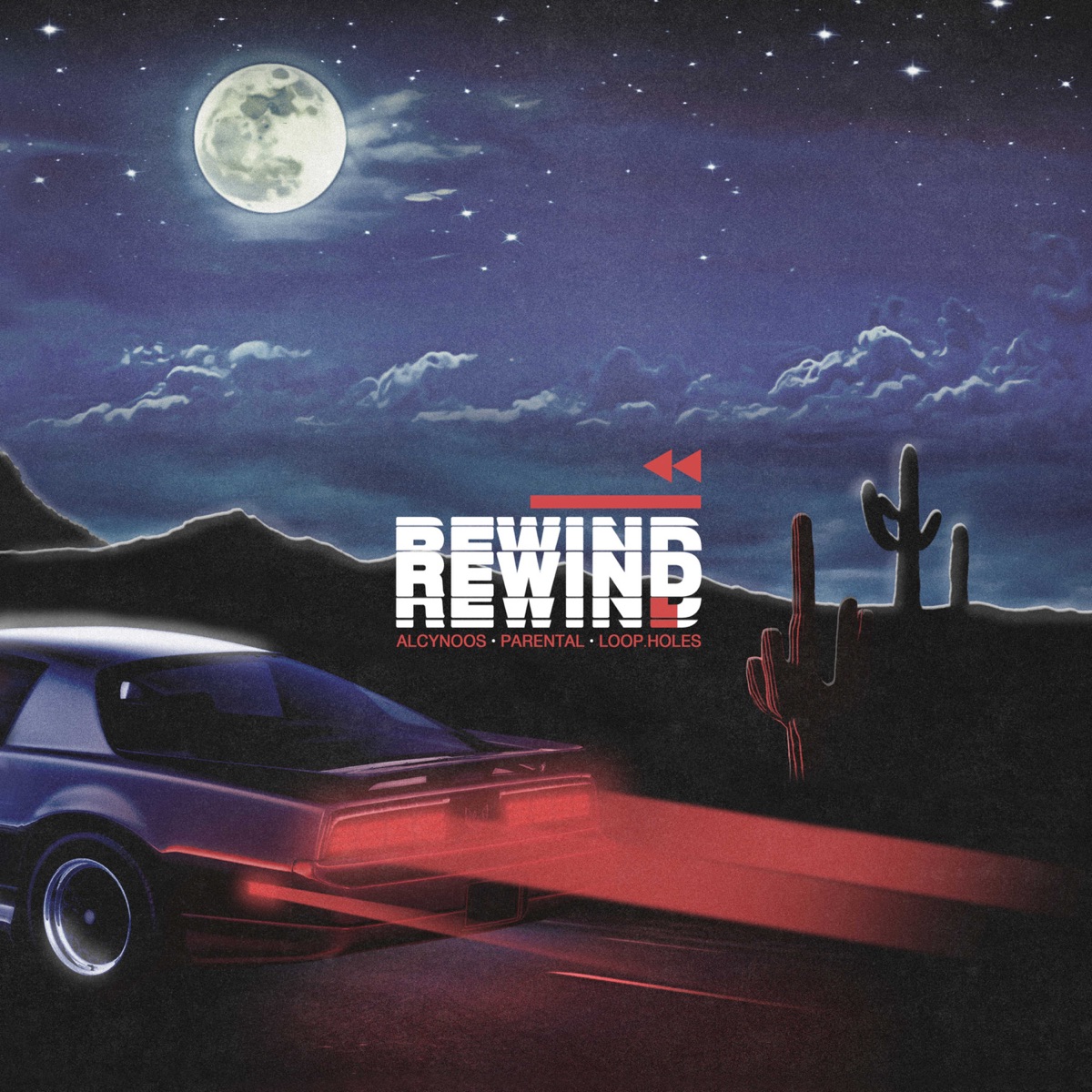 Rewind (feat. Type.Raw) [Deluxe Edition] by Alcynoos, Parental & Loop.Holes album cover
