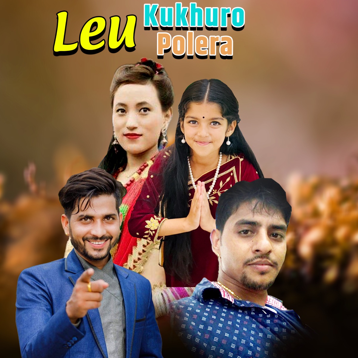 Leu Kukhuro Polera (feat. CP Gaire) - EP by Roshan Gaire, Ayusha Gautam & Ritu Thapa Magar album cover