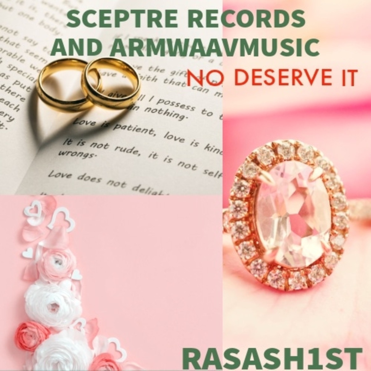 No Deserve It - Single by Ras Ash 1st album cover